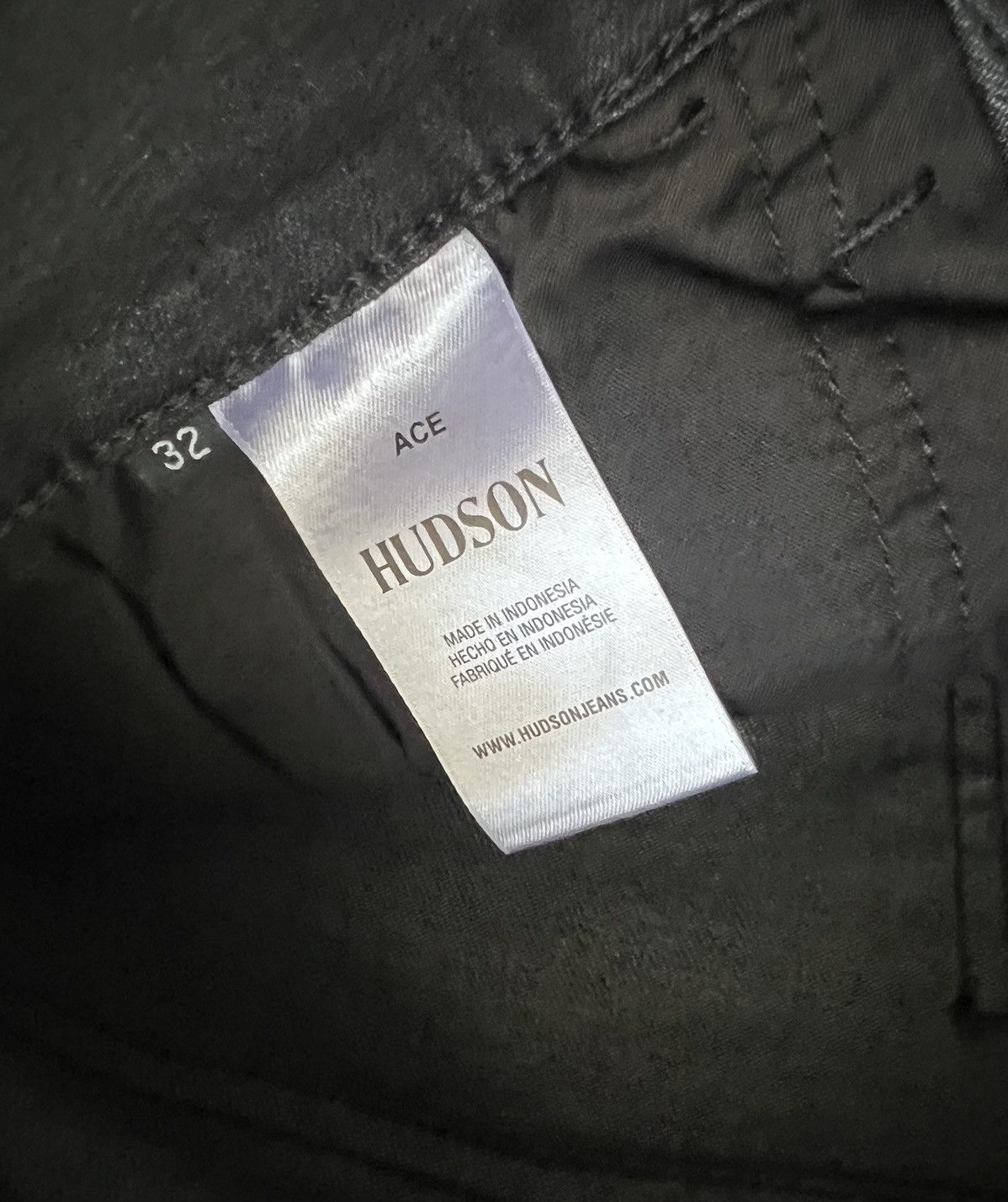 Hudson Hudson Jeans Ace Skinny Mens Denim Black $175 Size 32/32 Size US 32 / EU 48 - 7 Thumbnail