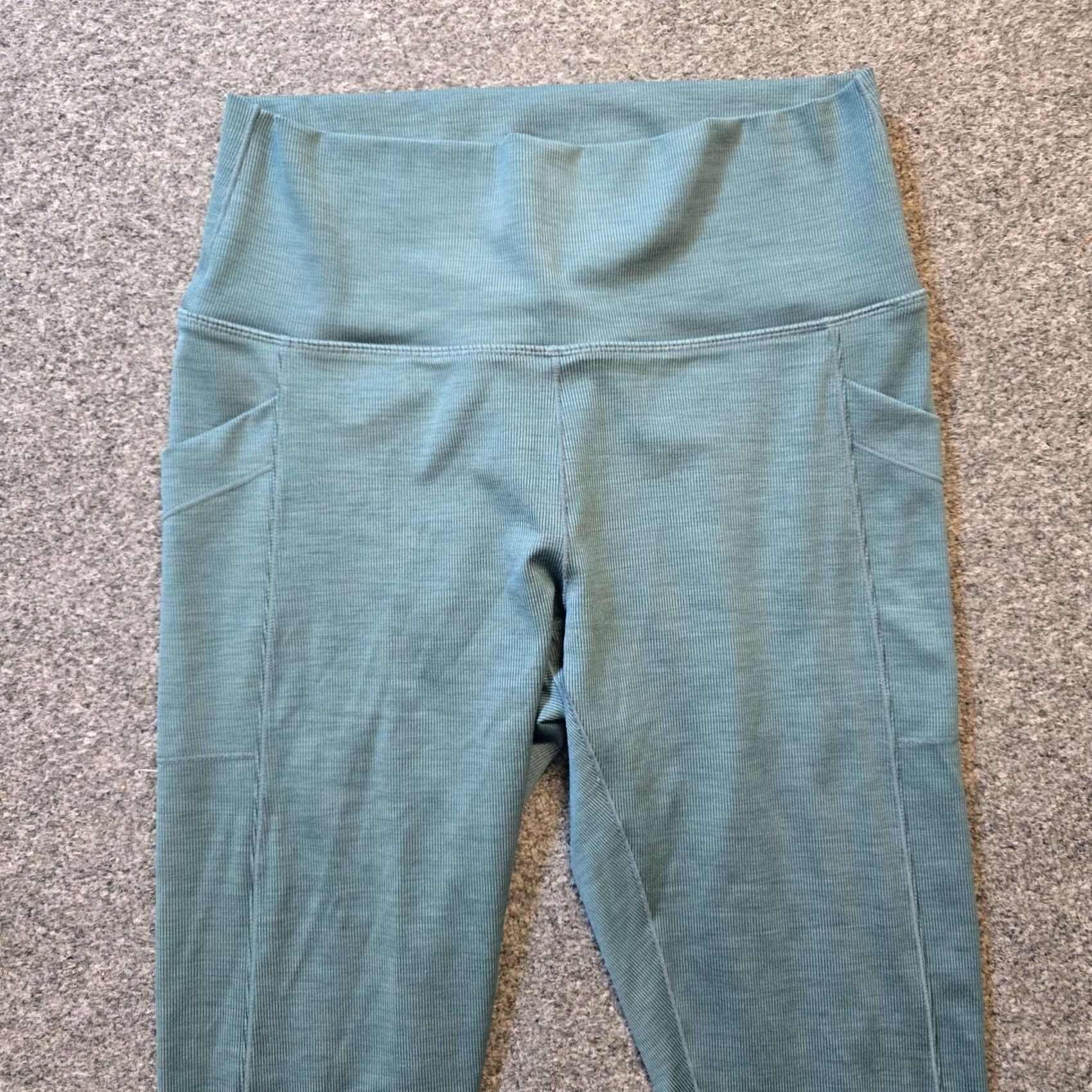 Prana Prana Pants Leggings Womens Size L Green Stretch Pull On Yoga Outdoor Casual Skinny Ankle Inseam 25 in Athletic Regular Size 36" / US 14 / IT 50 - 2 Thumbnail