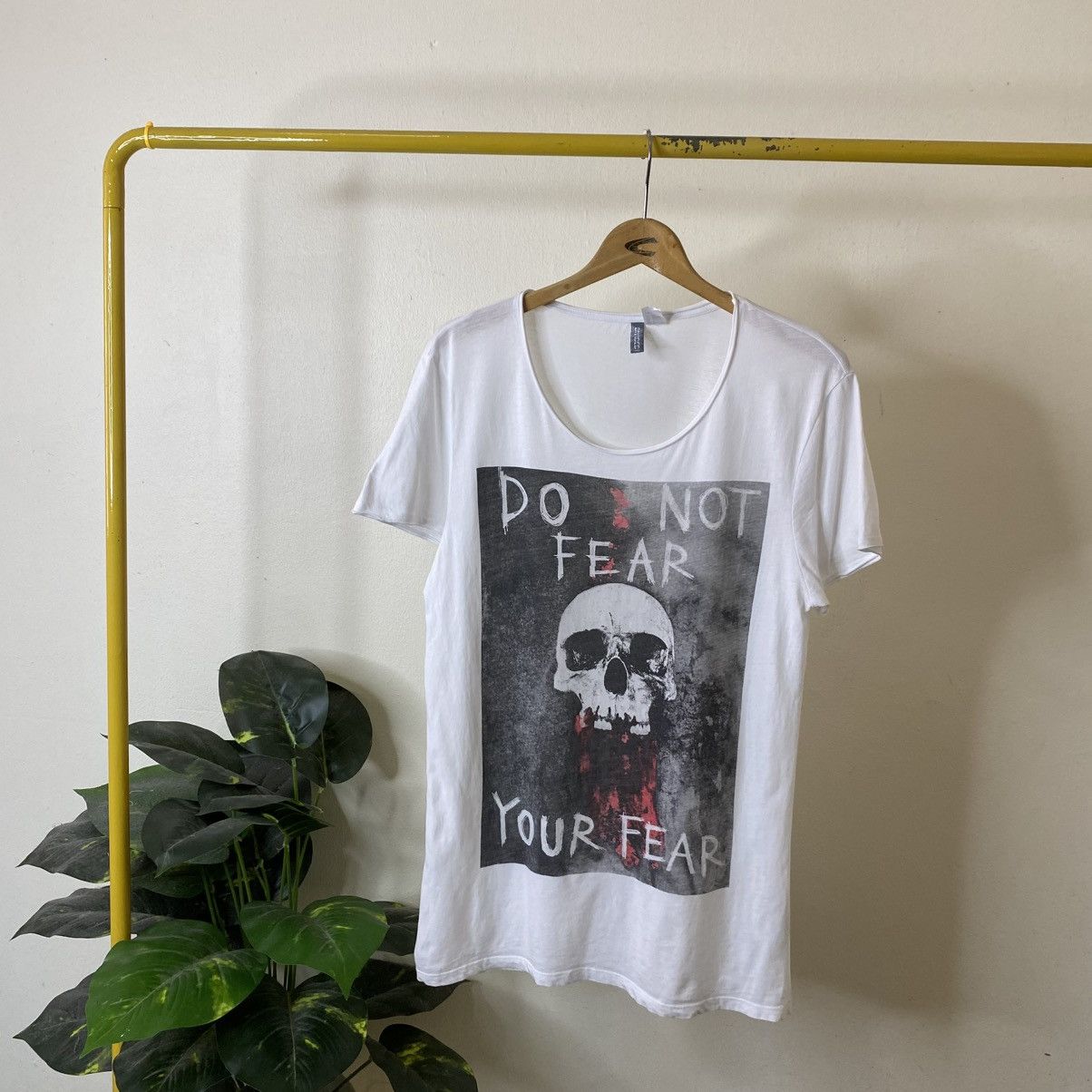 If Six Was Nine Skulls Do Not Fear Your Fear Japan Cyber Punk Grunge LGB Size M / US 6-8 / IT 42-44 - 1 Thumbnail