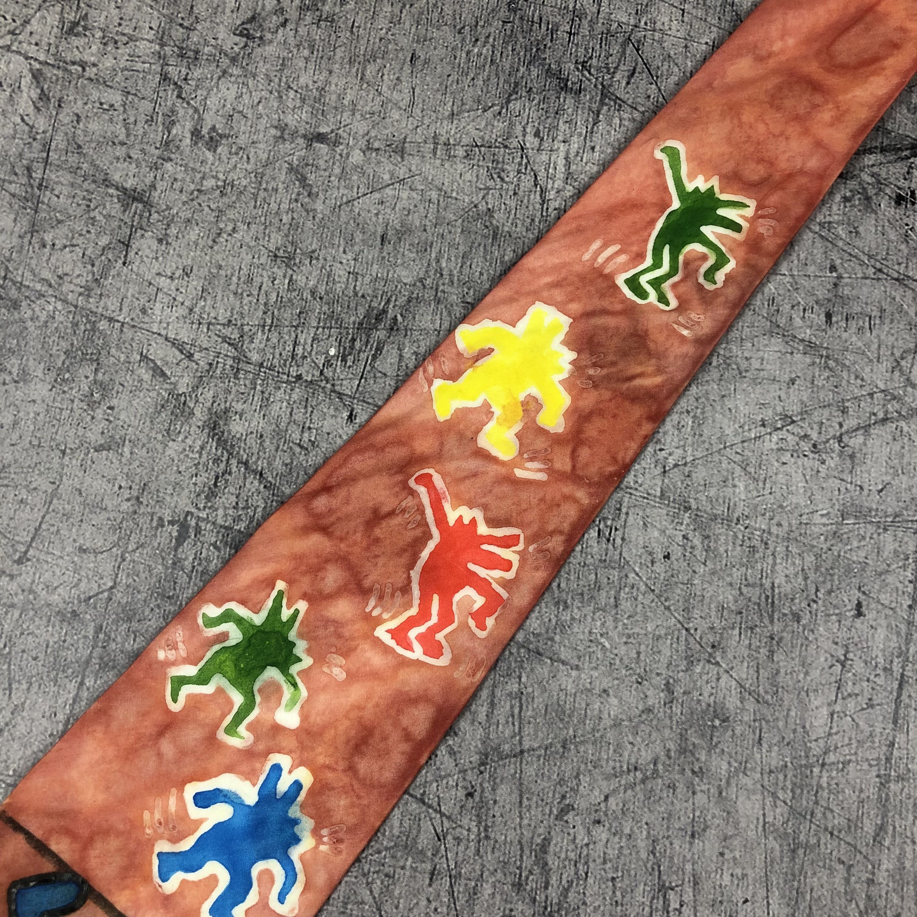 Keith Haring Vintage Keith Haring 1Of1 Handmade Tie Size ONE SIZE - 4 Thumbnail