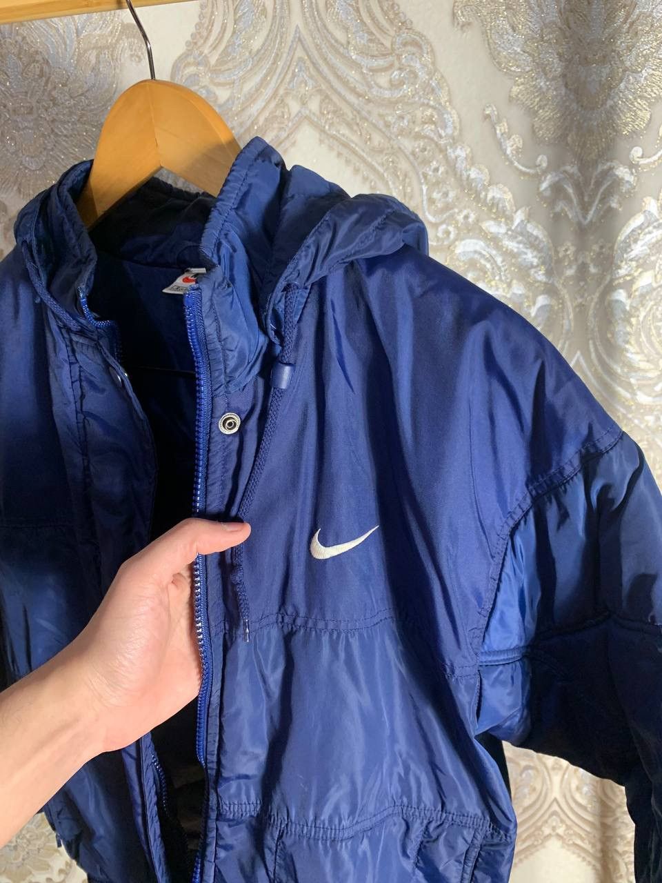 Nike × Vintage VERY RARE NIKE NYLON BOMBER JACKET BIG LOGO SWOOSH Y2K 90s Size US S / EU 44-46 / 1 - 16 Thumbnail