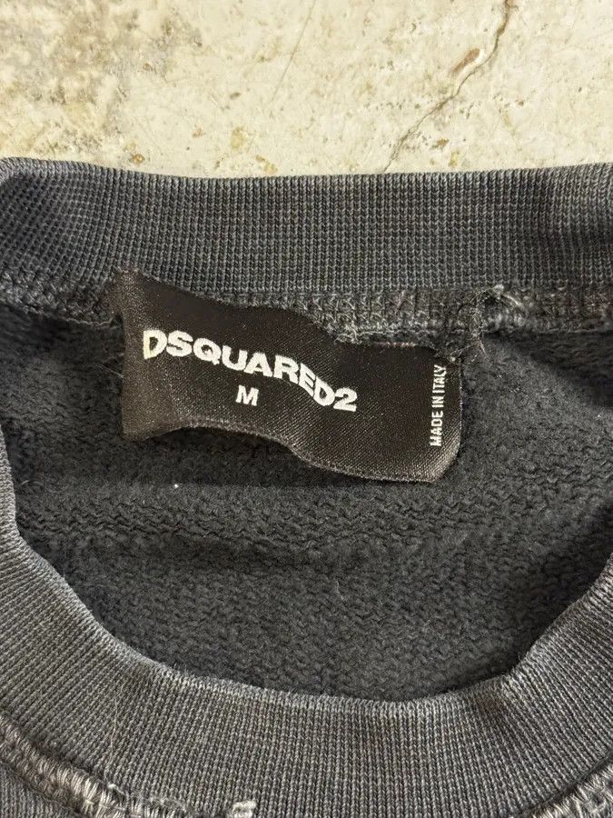 Dsquared2 AW2015 Dsquared2 Black Gun Moto Crewneck Sweater Size US S / EU 44-46 / 1 - 7 Thumbnail