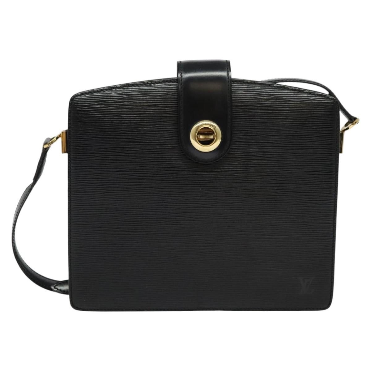 Louis Vuitton LOUIS VUITTON Epi Capuchin Shoulder Bag Black M52342 Size ONE SIZE - 13 Thumbnail