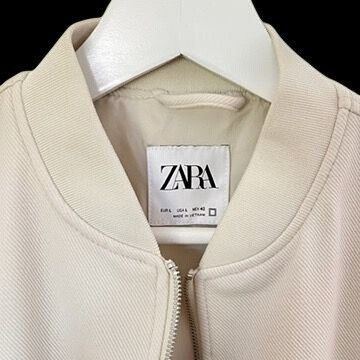 Zara Zara Mens Bomber Jacket Size L Minimalist Neutral Zip Casual Size US L / EU 52-54 / 3 - 4 Thumbnail