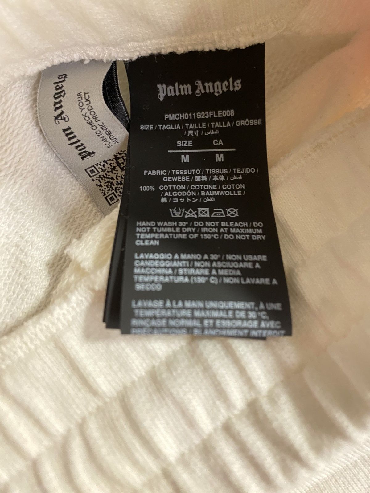 Palm Angels Palm Angels Sprayed Palm Cotton Sweatpants Size US 33 - 8 Thumbnail