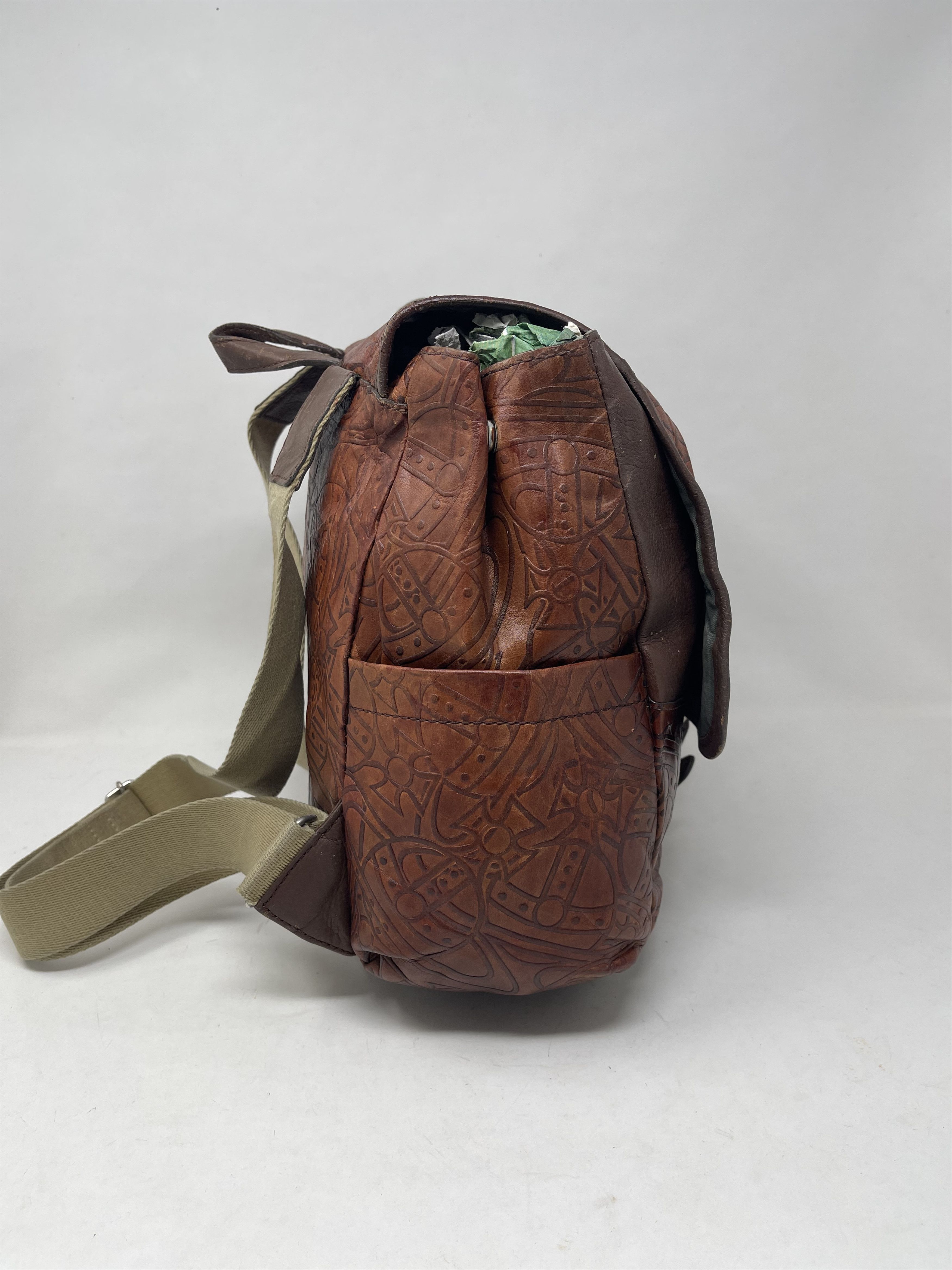 Vivienne Westwood Vintage Vivienne Westwood Orb Leather Backpack Size ONE SIZE - 3 Thumbnail