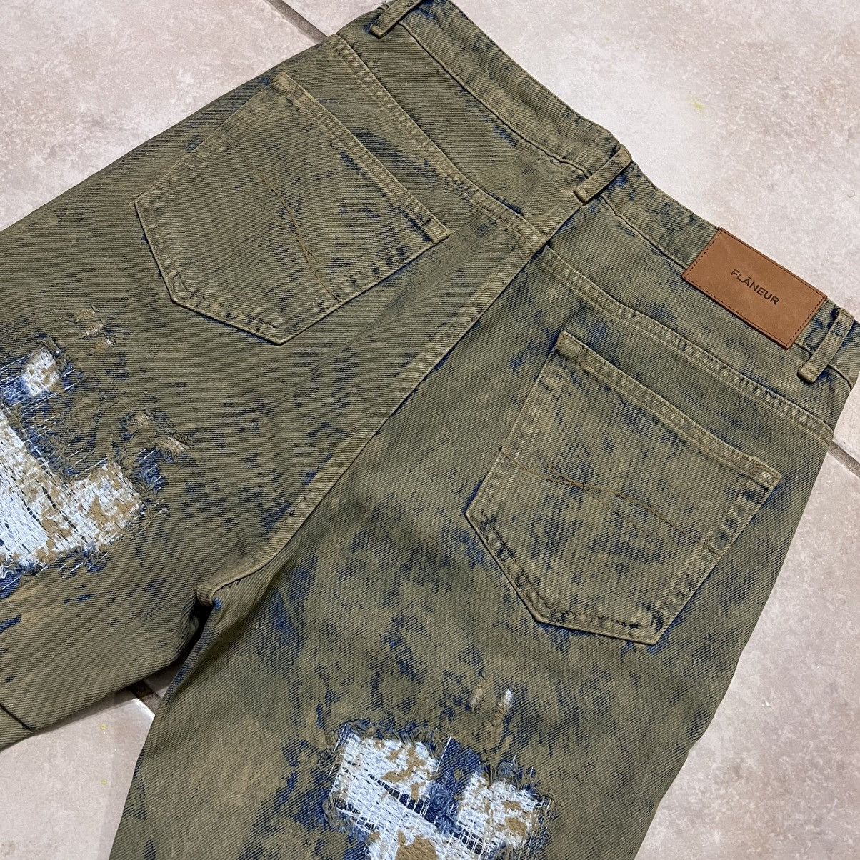 Other Size 32 - Flaneur Repaired Metropole Bootcut Flared Jeans FH Size US 32 / EU 48 - 5 Thumbnail