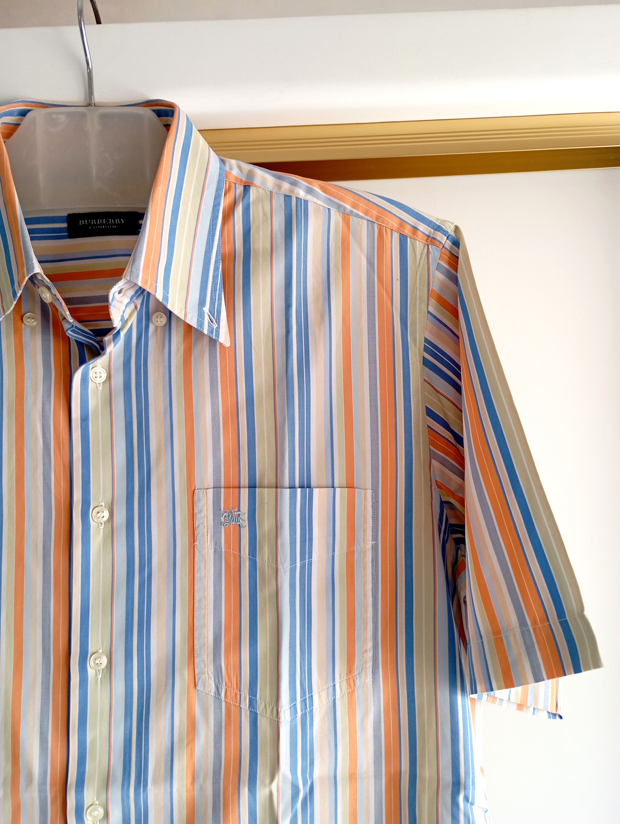 Burberry Burberry shirt summer striped short sleeve size M Size US M / EU 48-50 / 2 - 4 Thumbnail