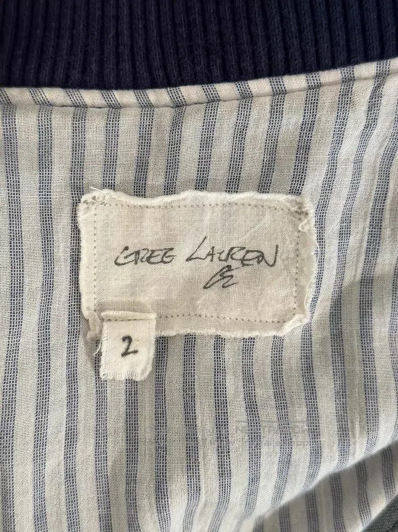 Greg Lauren Greg Lauren Silk-Panelled Distressed Pudding Baseball Jack Size US M / EU 48-50 / 2 - 7 Thumbnail