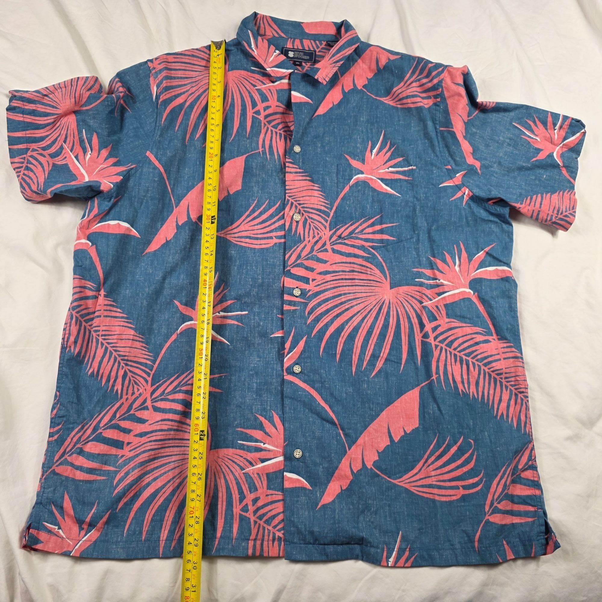 Reyn Spooner Reyn Spooner Mens Size XL Blue Red Hawaiian Shirt Tropical Size US XL / EU 56 / 4 - 8 Thumbnail