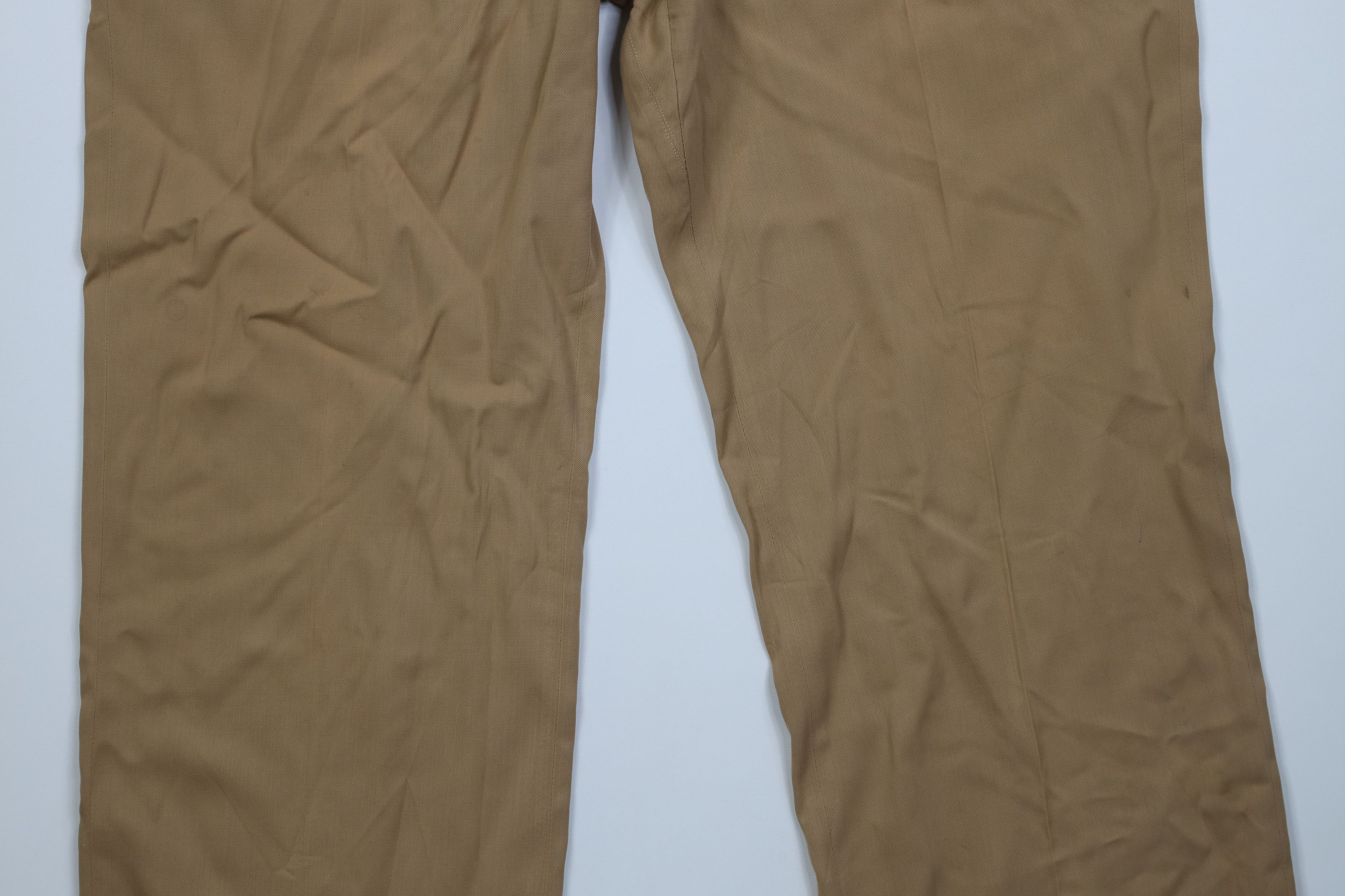 Vintage Vintage 50s Rockabilly Gabardine Wide Leg Chino Pants USA Size US 38 / EU 54 - 3 Thumbnail