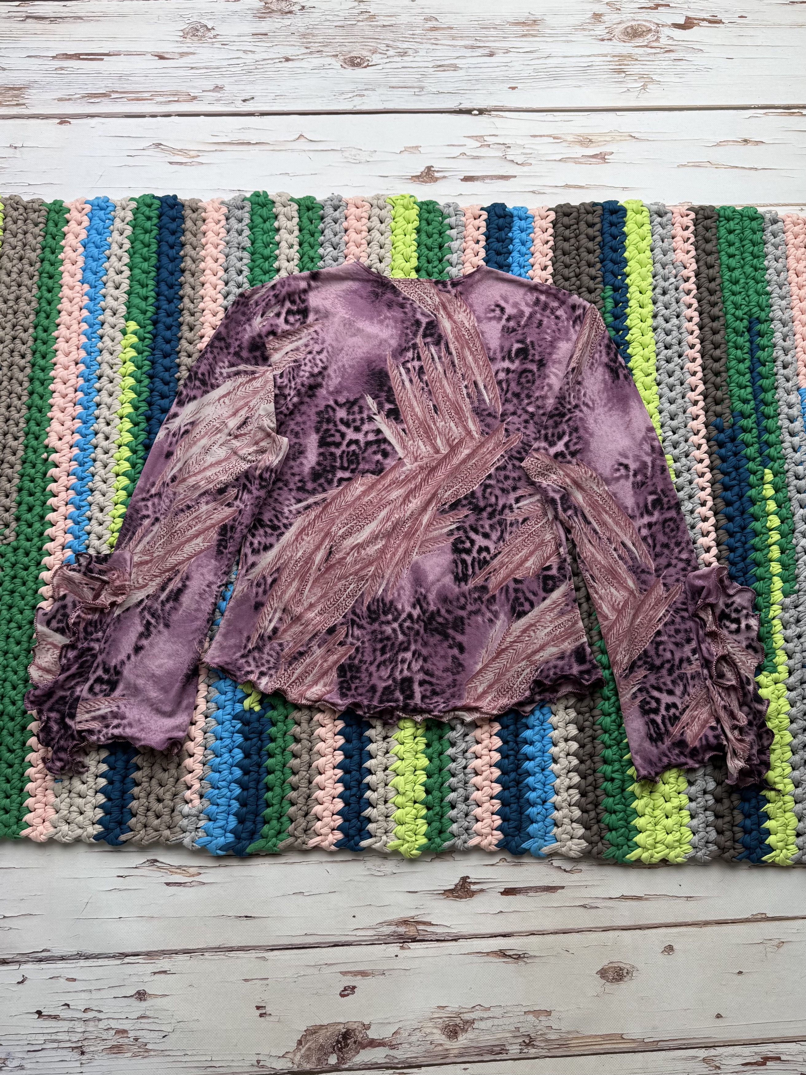 Just Cavalli Just Cavalli Vintage Blouse (V311)(D10) Size L / US 10 / IT 46 - 6 Thumbnail