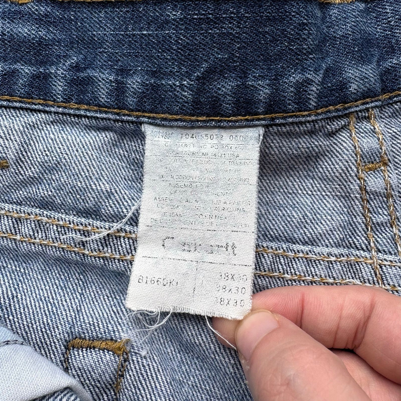 Carhartt Vintage Y2K Baggy Carhartt Blue Jeans Size US 38 / EU 54 - 5 Thumbnail