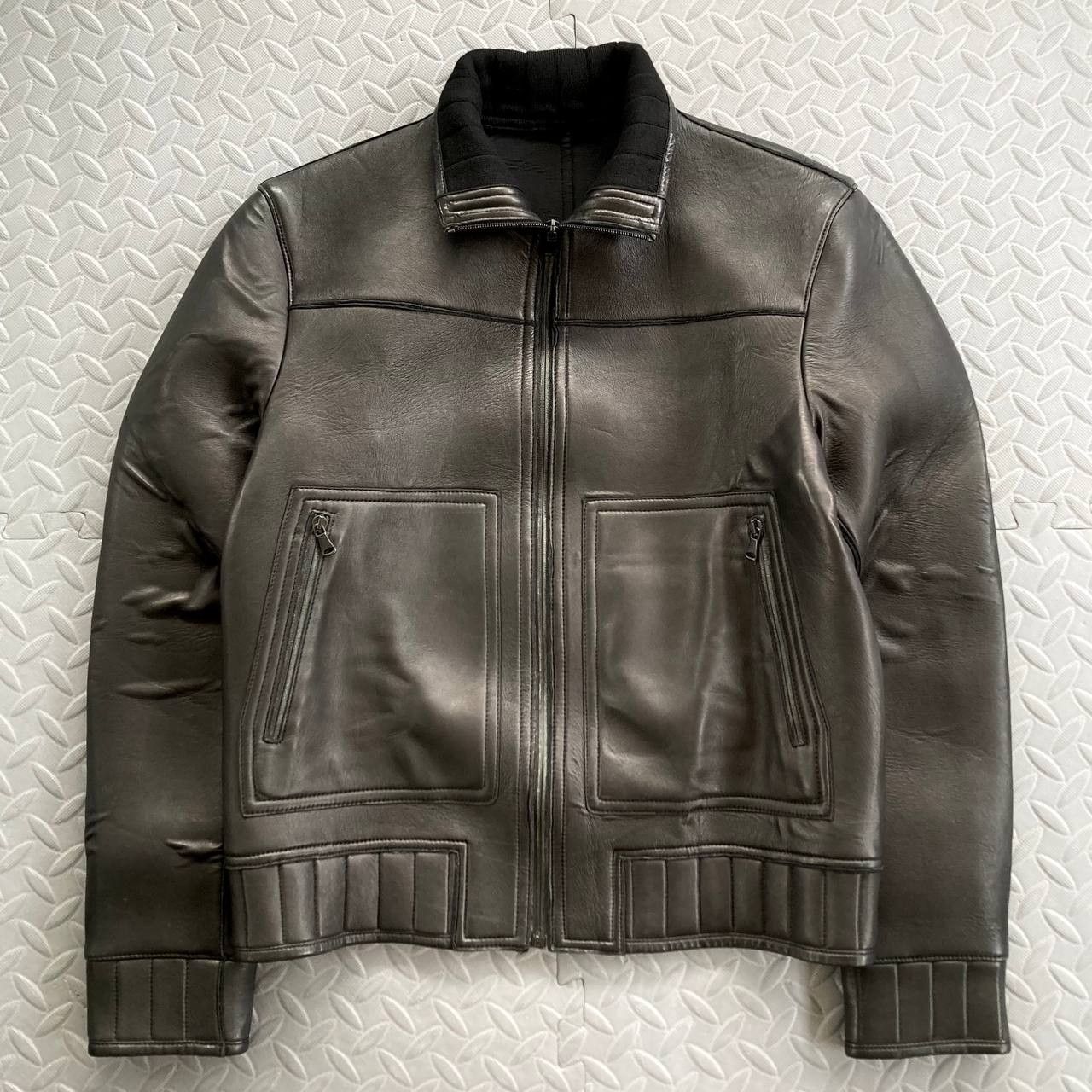 Neil Barrett Neoprene Leather Jacket Size US M / EU 48-50 / 2 - 1 Thumbnail