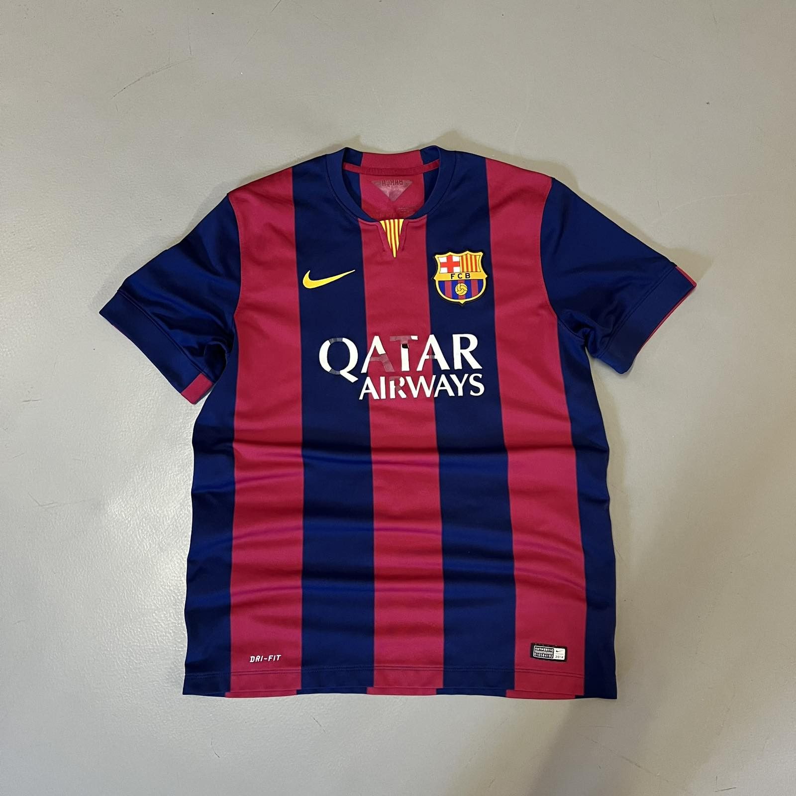 Nike Nike 2014 Lionel Messi Barcelona FC Soccer Jersey Size US L / EU 52-54 / 3 - 2 Thumbnail
