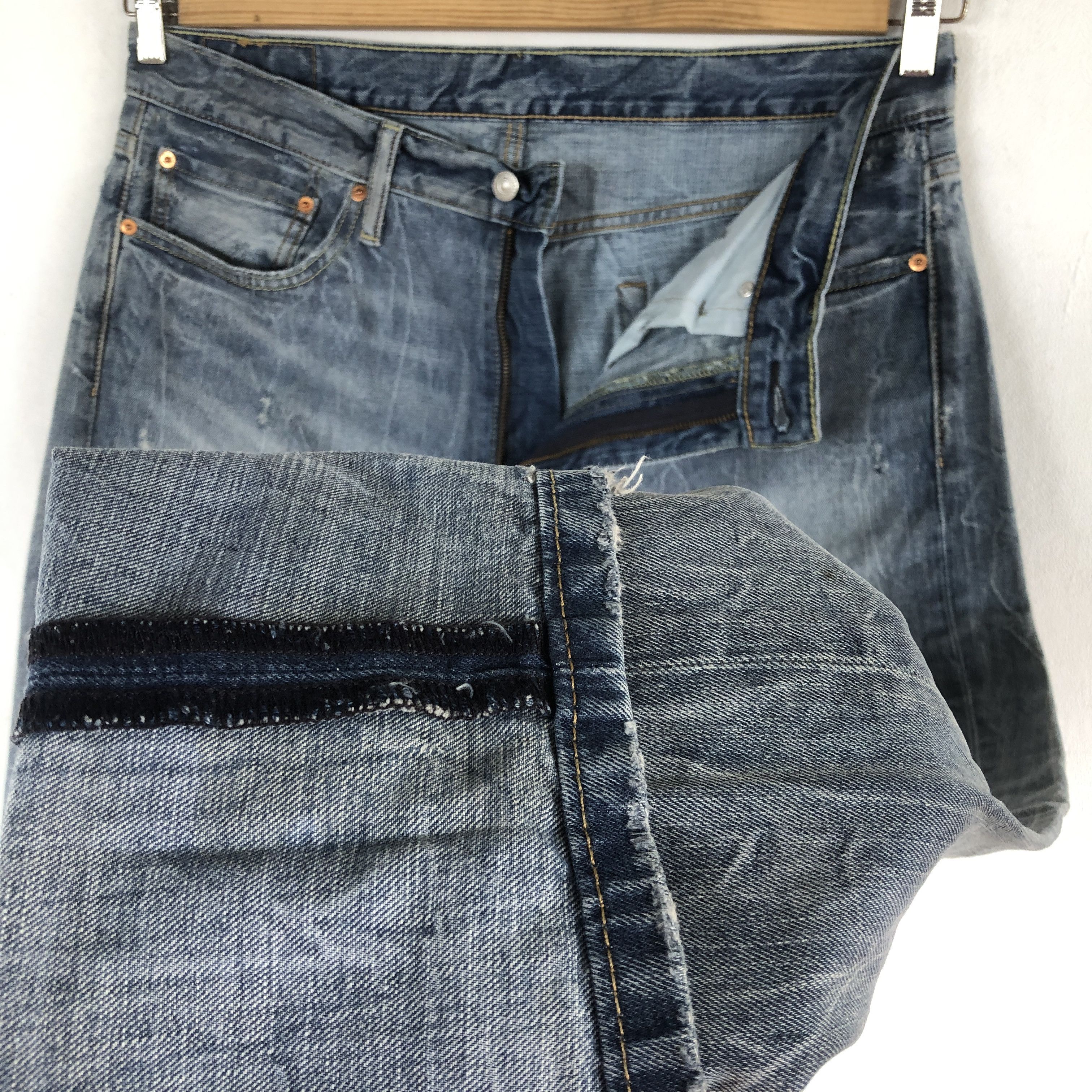 Levi's Vintage Levis Dirty Distressed Jeans Levi's 512 Baggy Denim Size US 36 / EU 52 - 8 Thumbnail