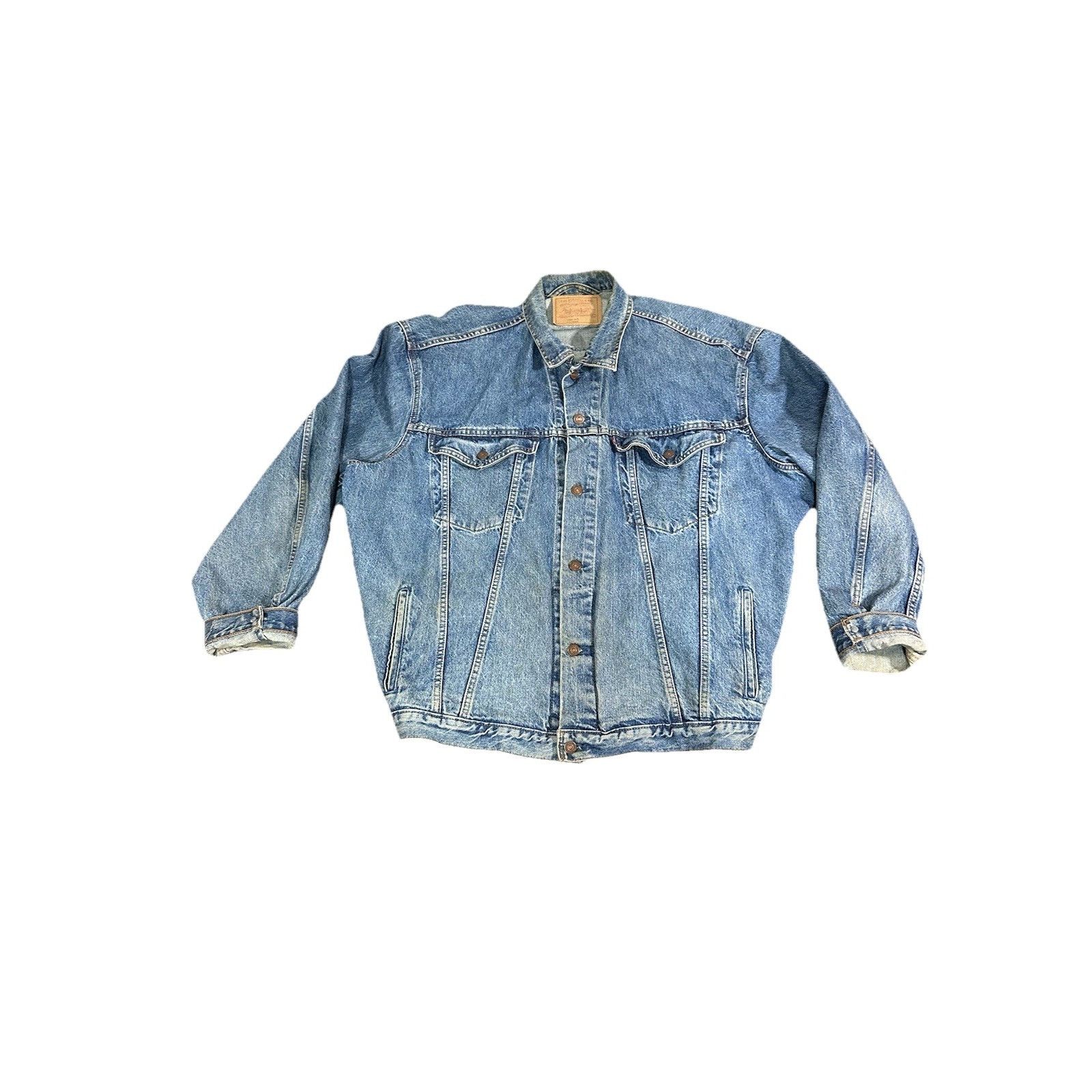 Levi's Vintage Levi’s Custom Rolling Stones Jean Jacket Band Music Size US XL / EU 56 / 4 - 1 Thumbnail