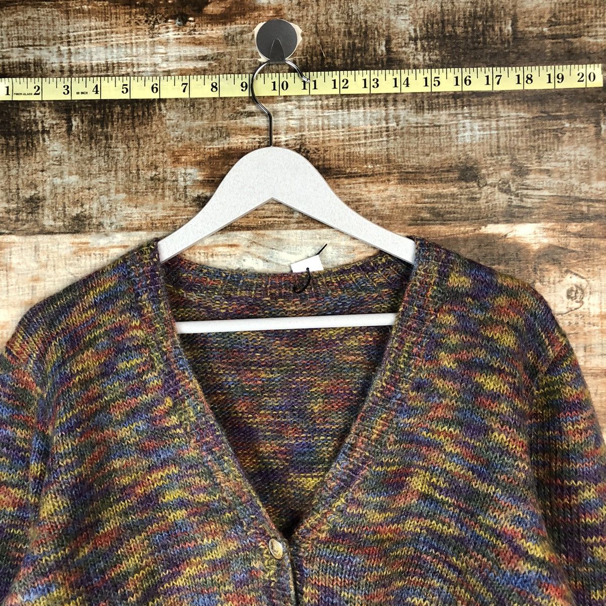 Japanese Brand Japan vintage Brown Cardigan Knitwear #A2048 Size M / US 6-8 / IT 42-44 - 4 Thumbnail