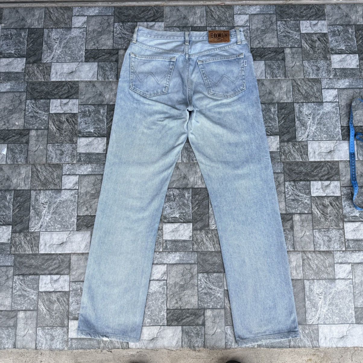 Edwin Vintage Edwin Faded Blue Denim Jean Pants W32 Size US 32 / EU 48 - 9 Thumbnail
