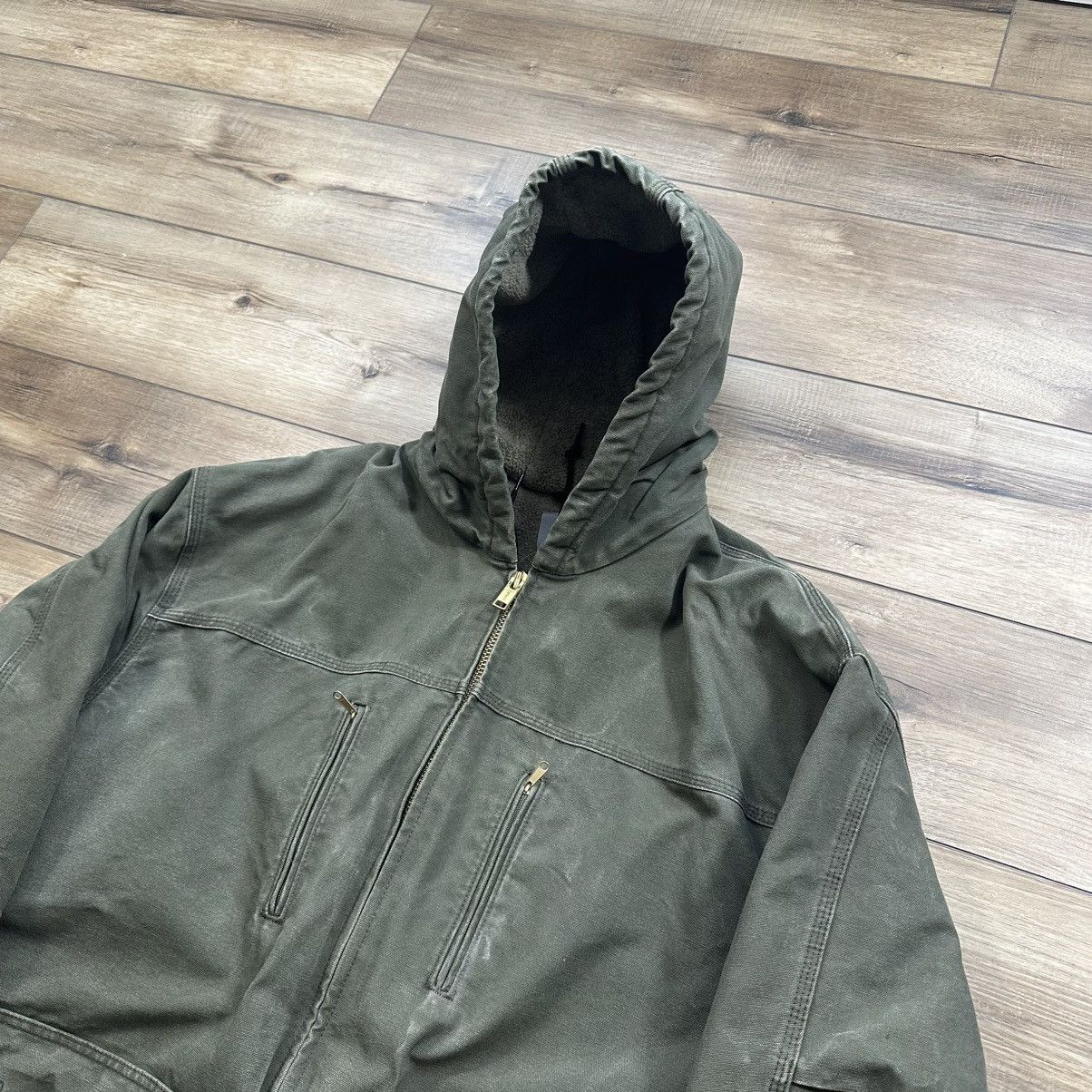 Carhartt Vintage 2000s Carhartt C95 ARG Sherpa Lined Zip Up Jacket Size US XXL / EU 58 / 5 - 5 Thumbnail
