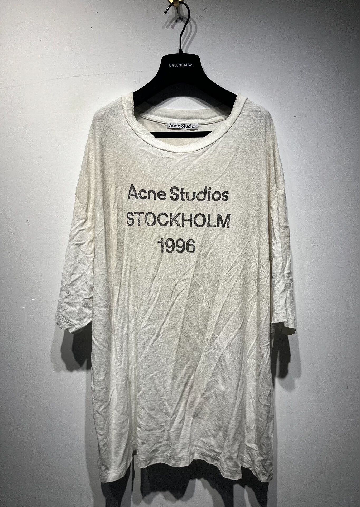 Acne Studios Acne Studios Retro Oversized White T-Shirt L Men Size US L / EU 52-54 / 3 - 1 Thumbnail