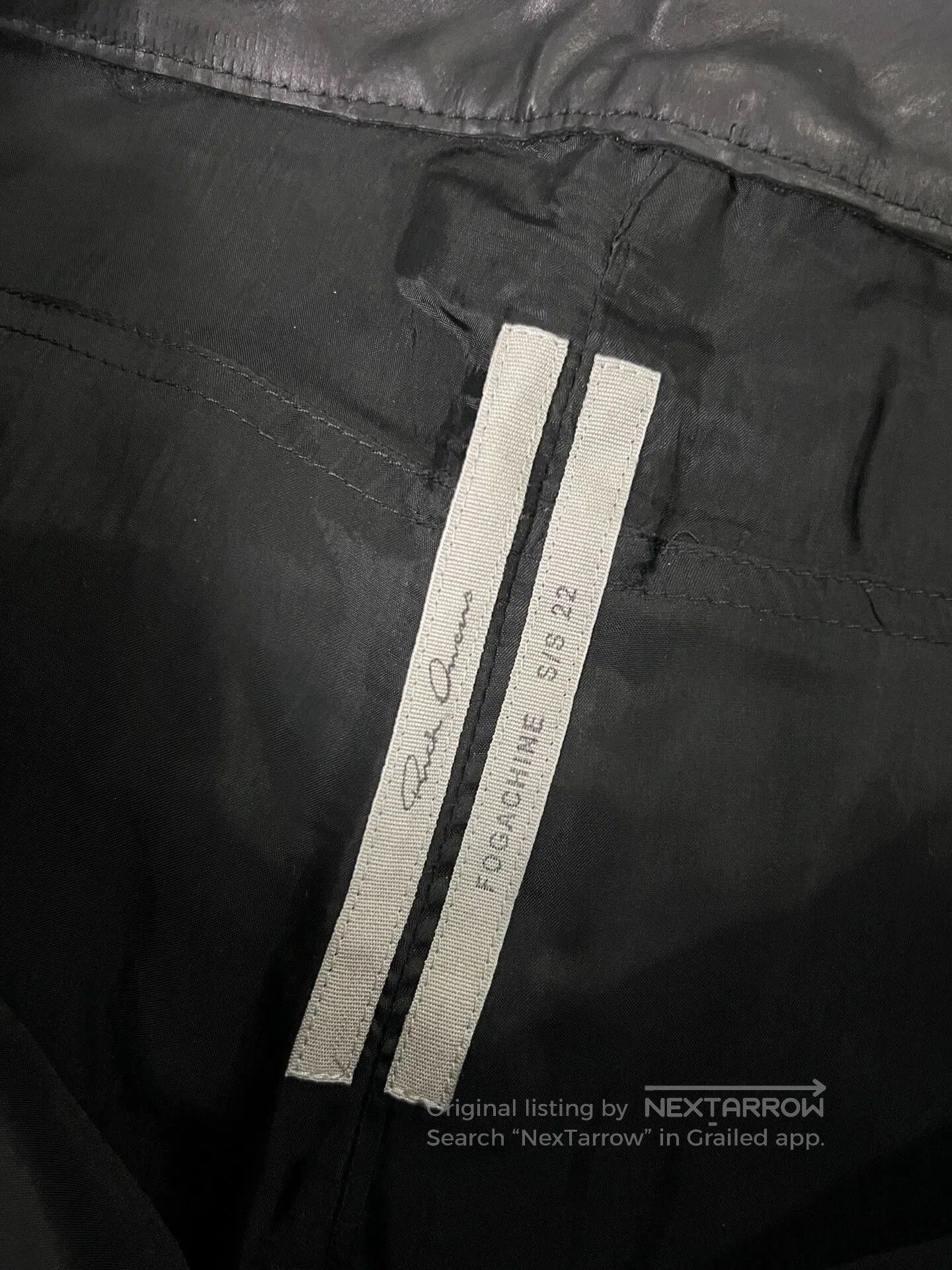 Rick Owens Rick Owens Black Leather Pants. Size US 30 / EU 46 - 4 Thumbnail