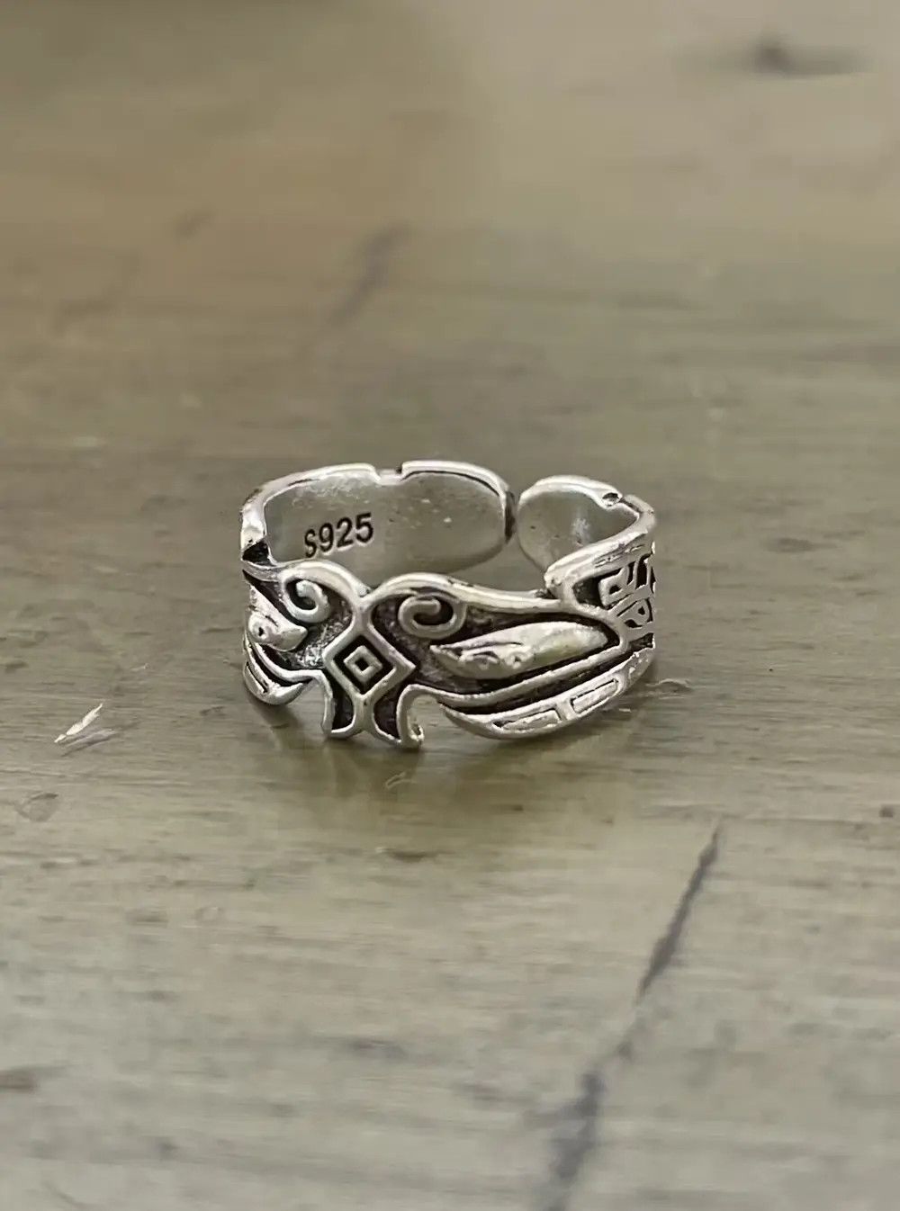 Jewelry × Vintage Punk Abstract Ring Size ONE SIZE - 1 Thumbnail