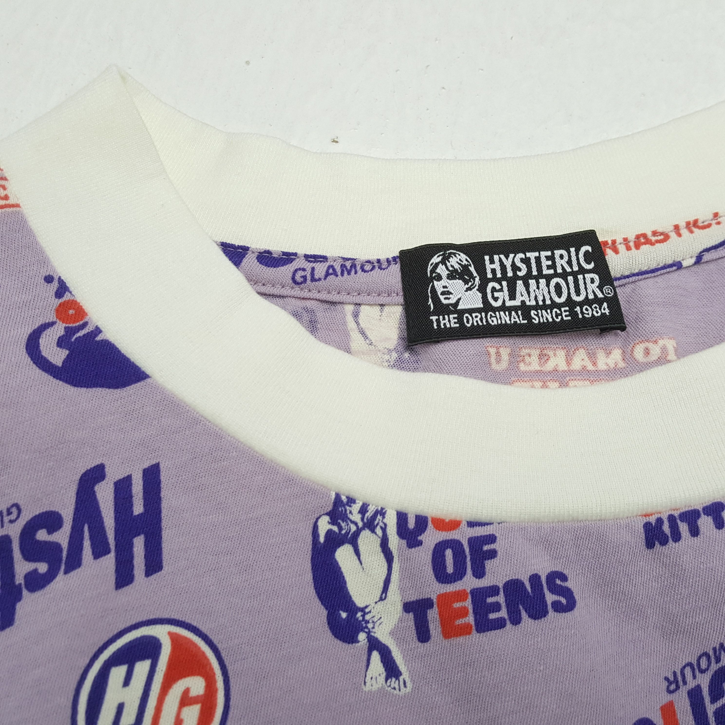 Hysteric Glamour × Japanese Brand × Vintage Vintage HYSTERIC GLAMOUR Japanese Fashion Brand T-Shirts Size XS / US 0-2 / IT 36-38 - 7 Thumbnail