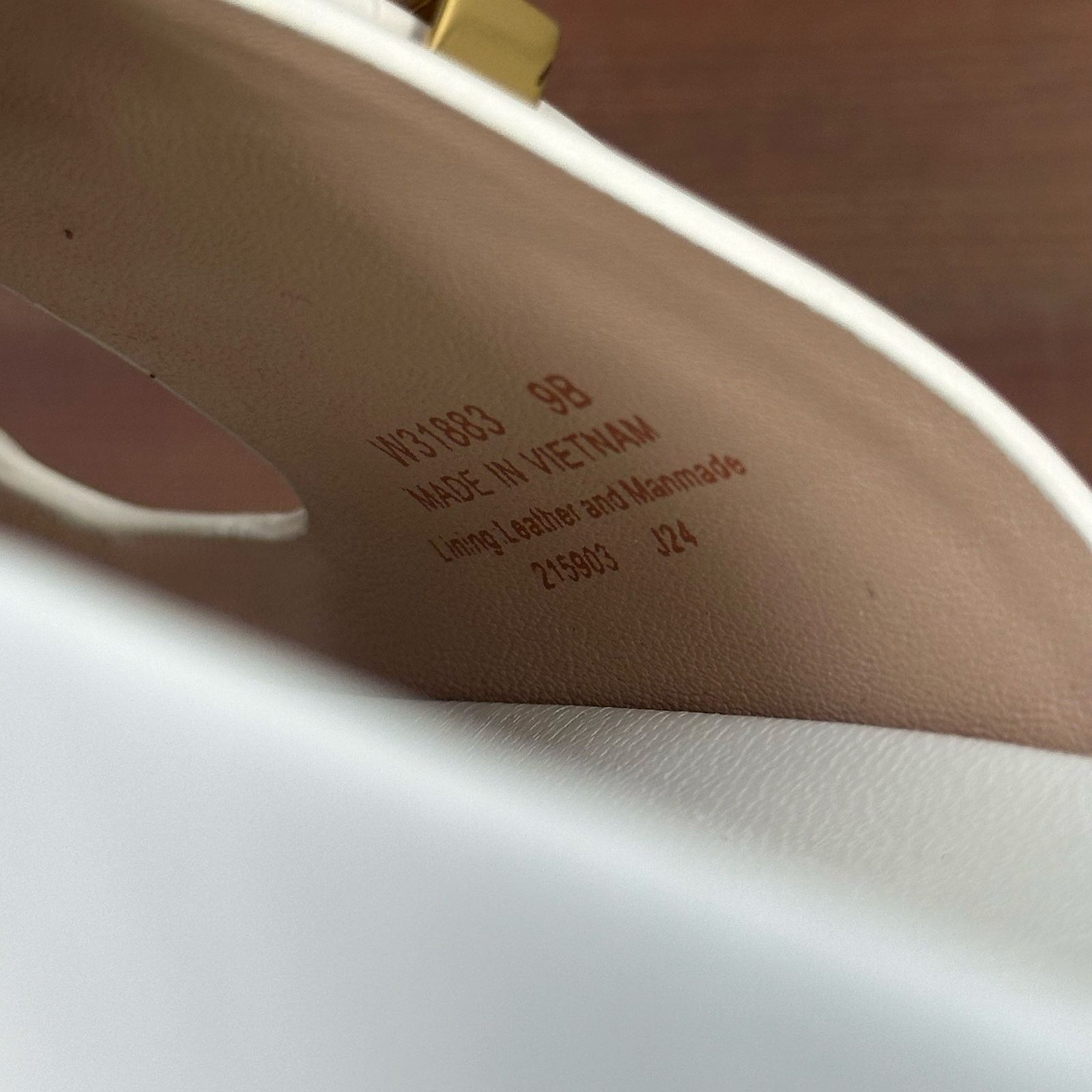 Cole Haan Cole Haan Marisol Footbed Sandal Ivory Patent Leather Size 9 Size US 9 / IT 39 - 6 Thumbnail