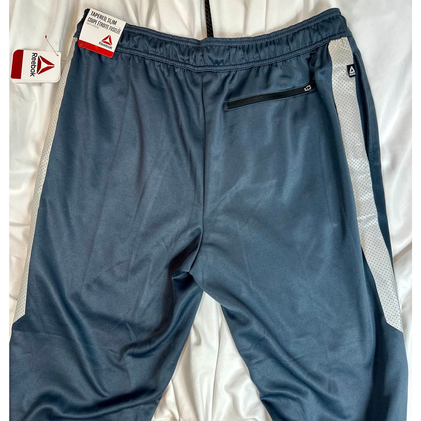 Reebok Reebok Mens Active Interlock Jogger Pants Gray XL Size US 38 / EU 54 - 15 Thumbnail