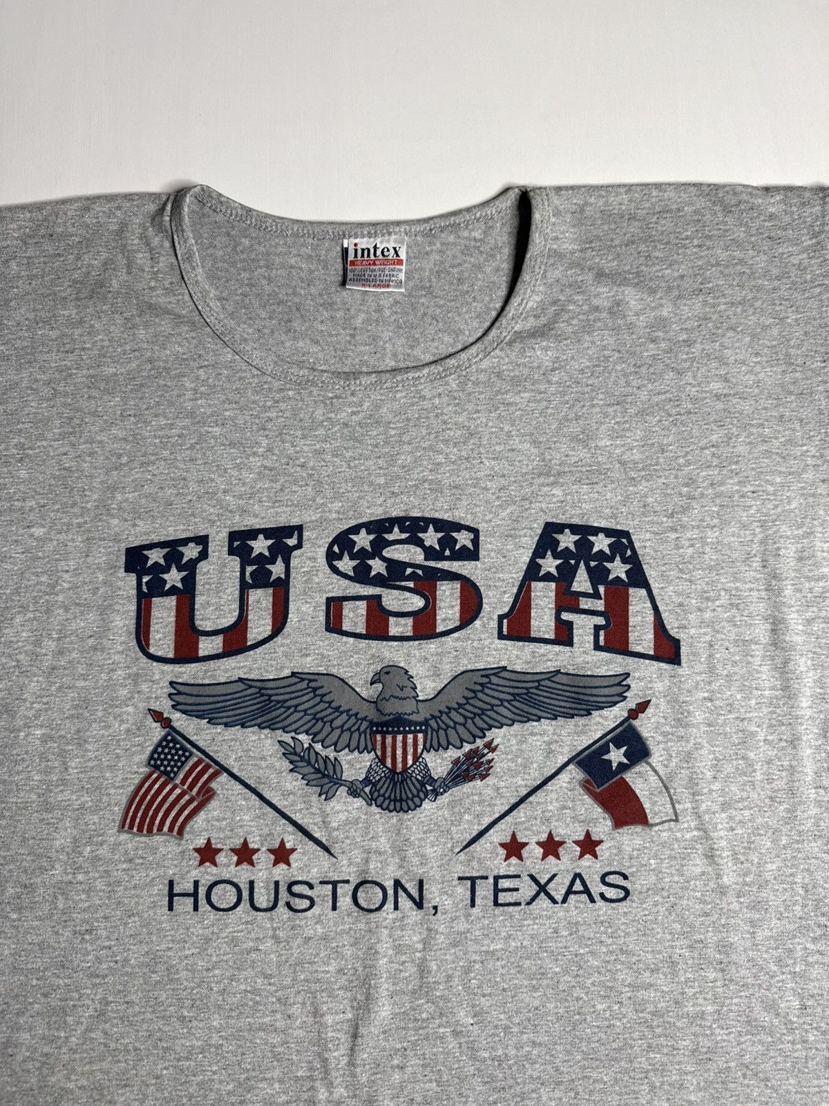 Vintage VINTAGE 1990's USA Houston Tee “Grey” [ XL ] Very Clean Size US XL / EU 56 / 4 - 4 Thumbnail