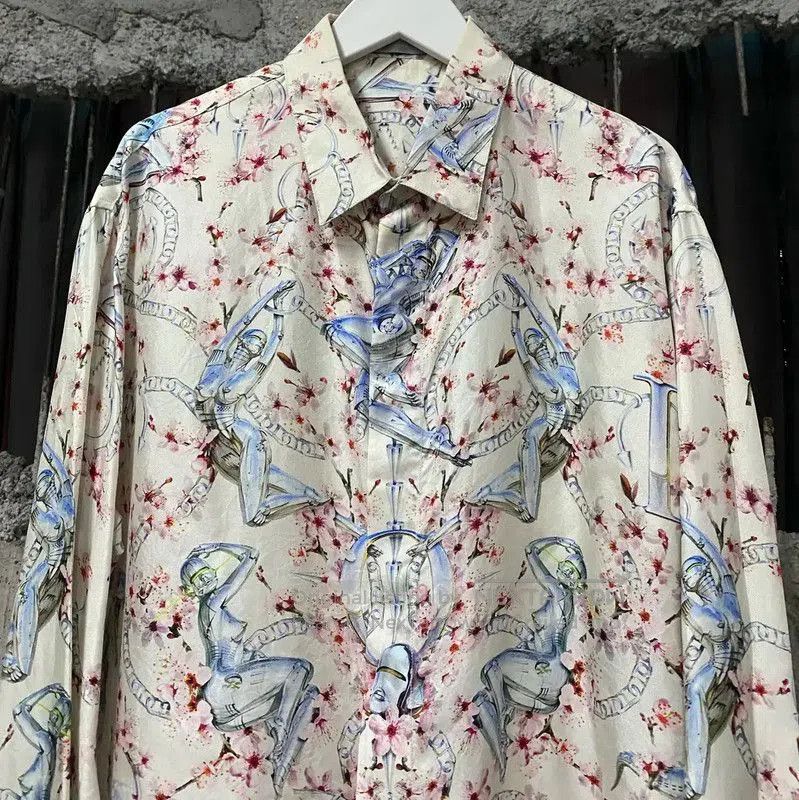 Dior Dior Men's Long Sleeve Color-blocked Shirt . Size US M / EU 48-50 / 2 - 3 Thumbnail