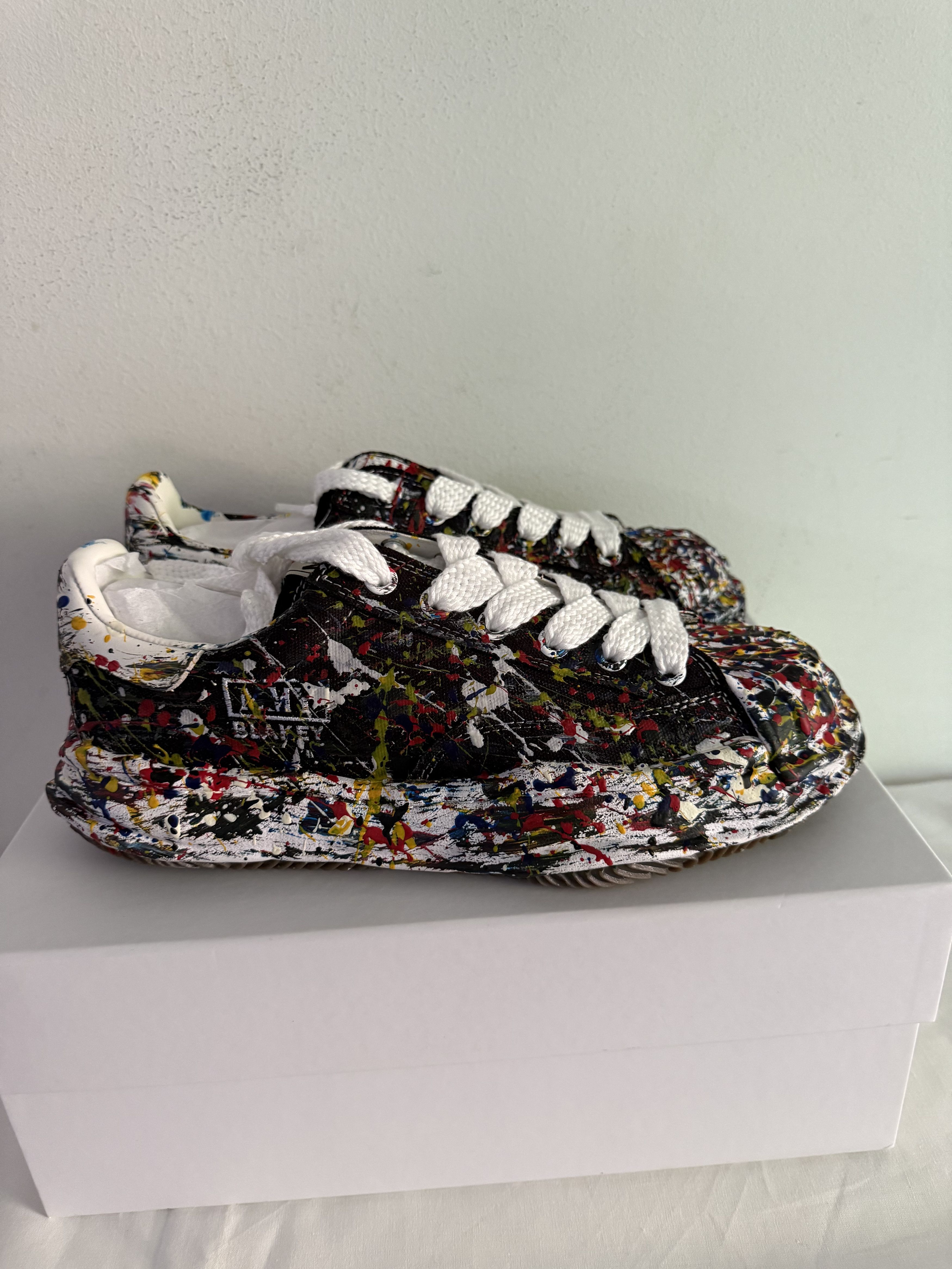 Maison MIHARA YASUHIRO AMY Blakey OG Sole Sputtering Paint Black Size US 10 / EU 43 - 6 Thumbnail