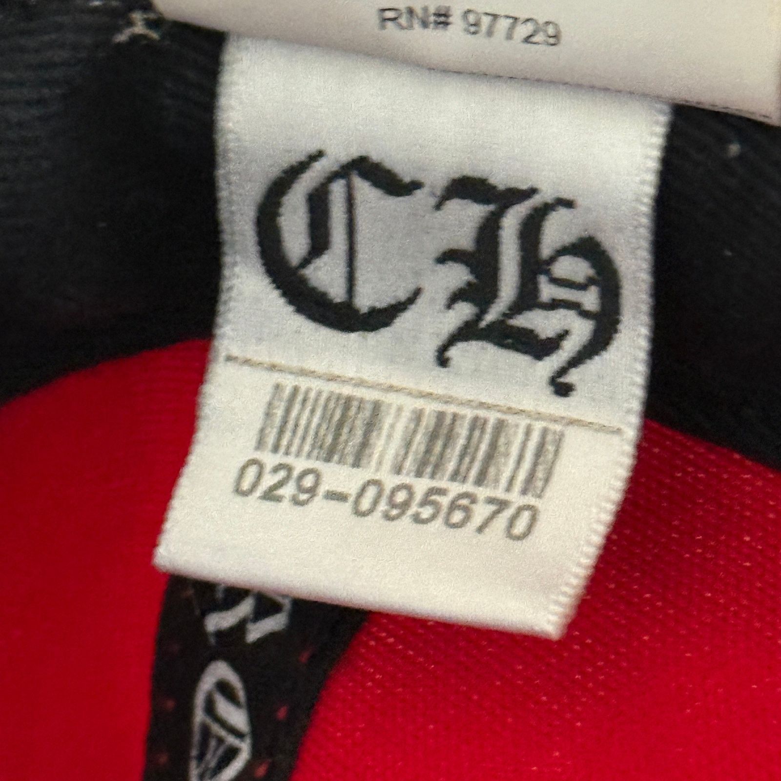 Chrome Hearts Chrome Hearts CH Logo Embroidered Baseball Cap Red Size ONE SIZE - 7 Thumbnail