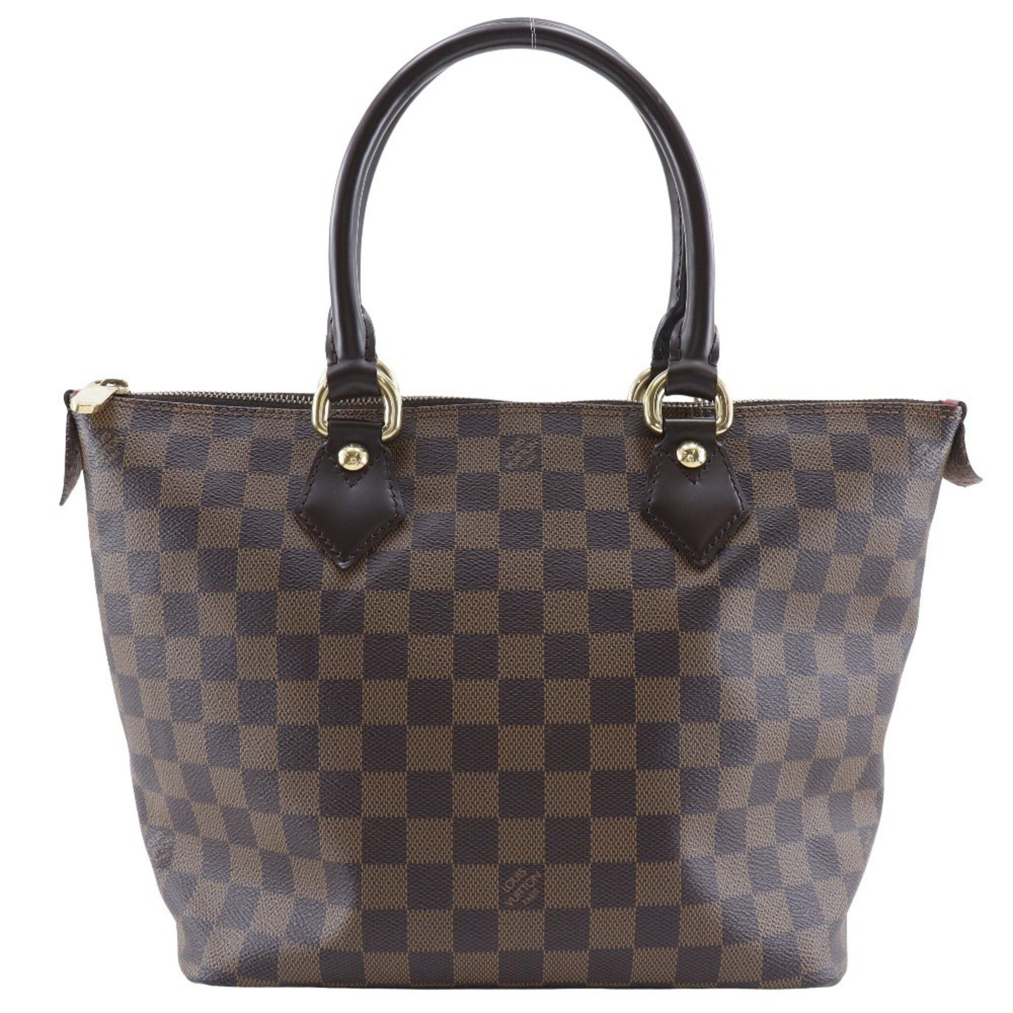 Louis Vuitton Louis Vuitton Saleya PM Tote Bag N51183 Damier Canvas 2007 Brown VI4047 A5 Women's Size ONE SIZE - 1 Thumbnail