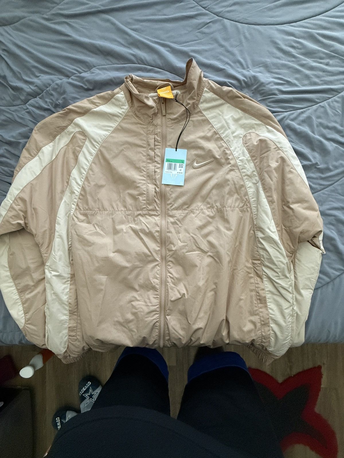 NOCTA × Nike NOCTA Nike NORTHSTAR NYLON TRACK JACKET - Hemp Size US XL / EU 56 / 4 - 1 Thumbnail