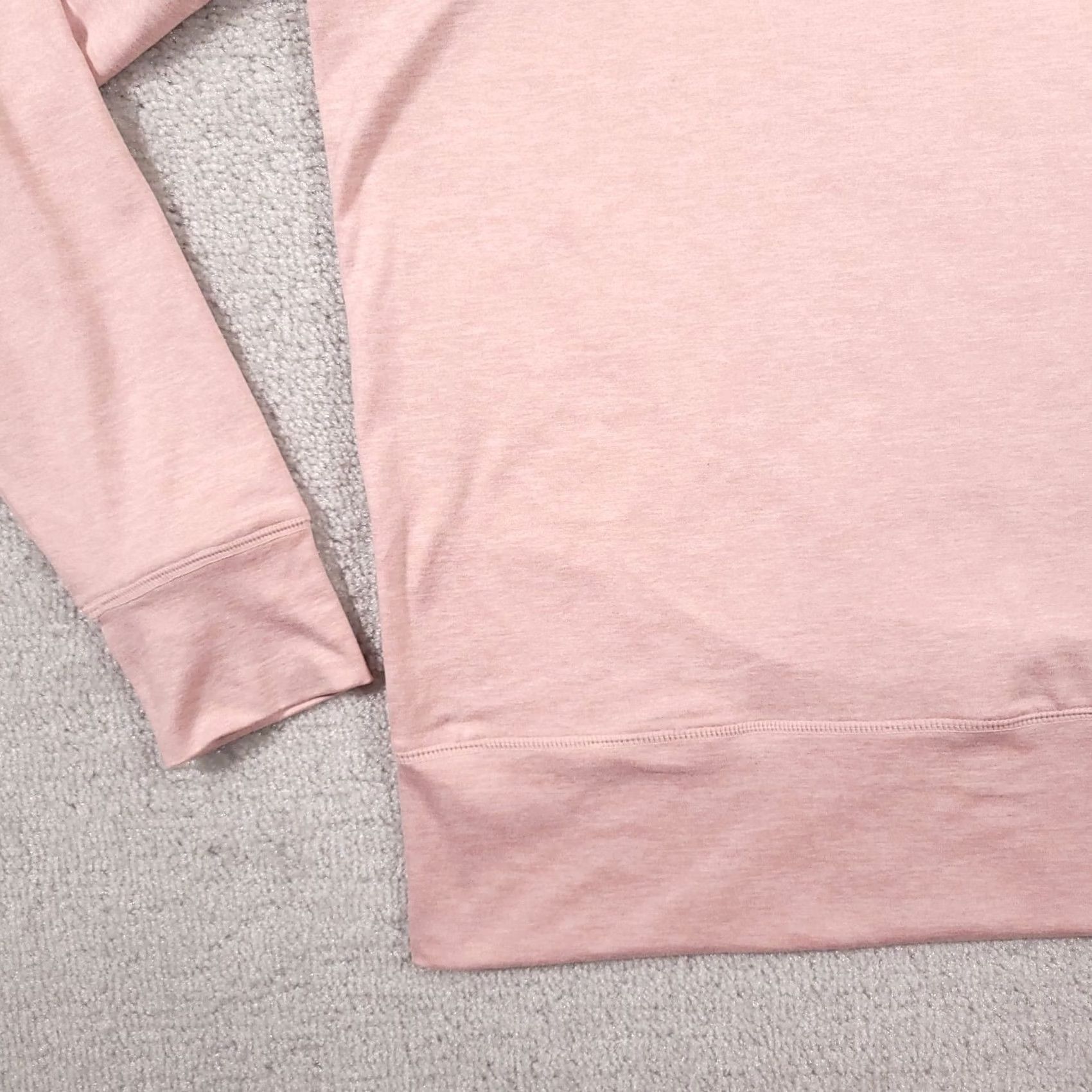 Vintage Gaiam Sweatshirt Women's XL Pink Cowl Neck Activewear Performance Thumbholes Shirt Fits Athletic Womens Size XL / US 12-14 / IT 48-50 - 4 Thumbnail
