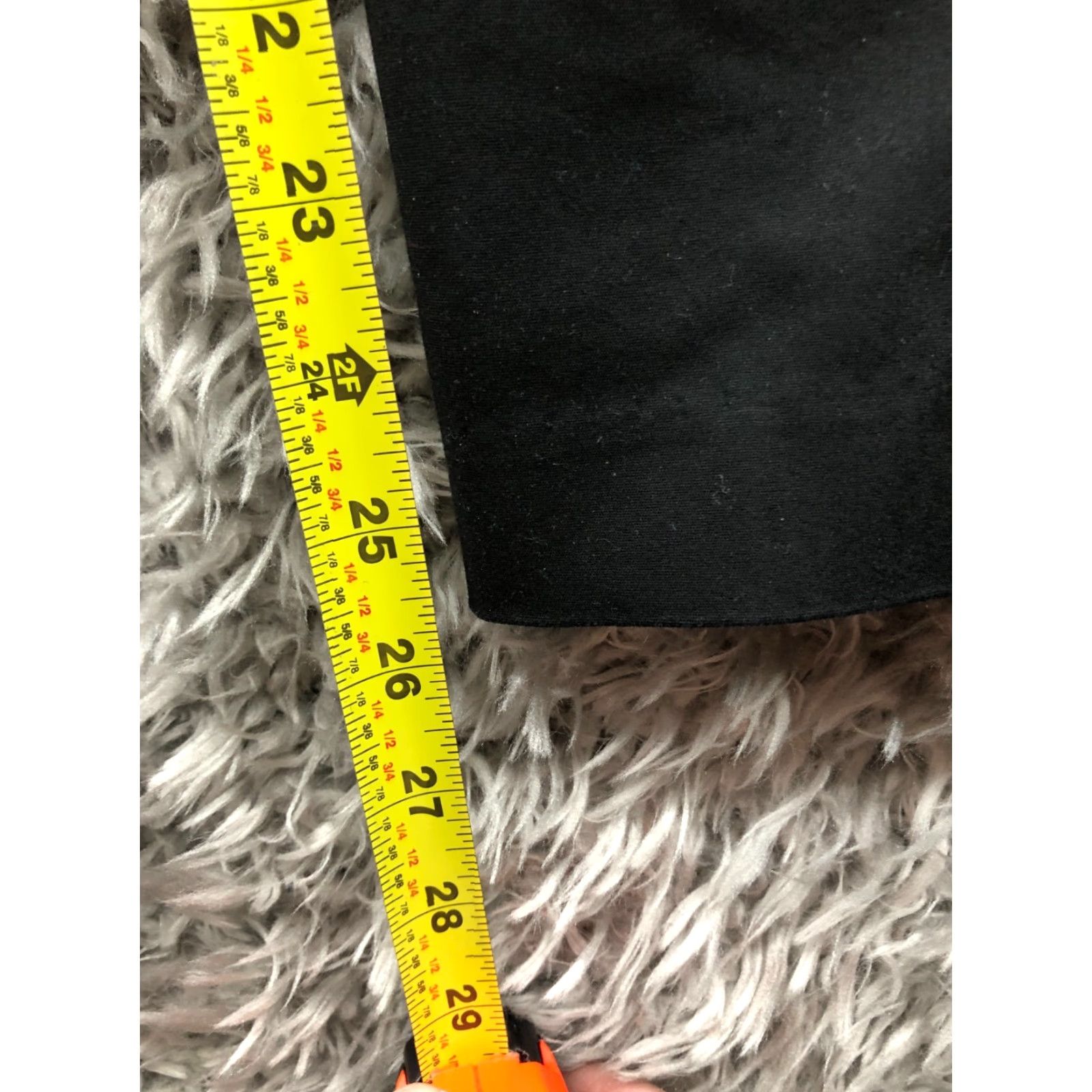 H&M H&M Black Chino Pants Womens 6 Mid Rise Stretch Hook & Eye Pants Size 28" / US 6 / IT 42 - 3 Thumbnail