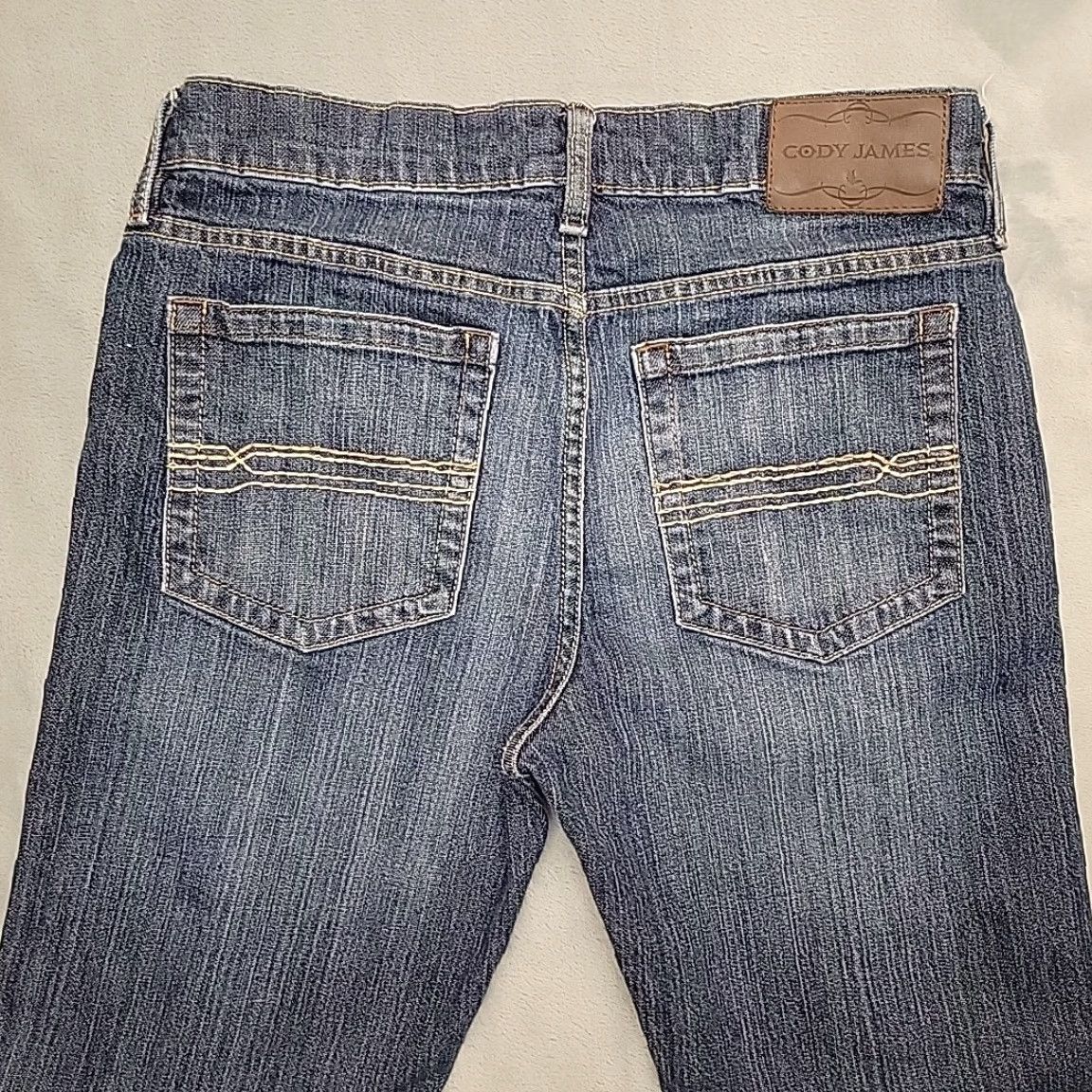 Cody James Cody James Jeans Men 29x32 Blue Denim Boot Cut Straight Leg Outdoor Work Western Jeans Mens 90s Cowboy USA American Western Size US 29 - 7 Thumbnail