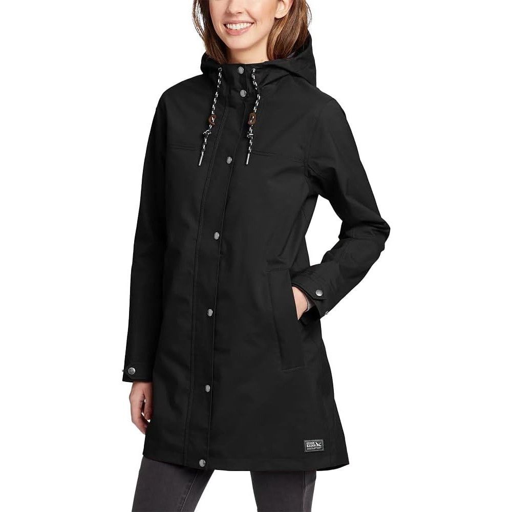 Eddie Bauer New Eddie Bauer Womens XS Black Riley Waterproof Parka Coat Size XS / US 0-2 / IT 36-38 - 1 Thumbnail