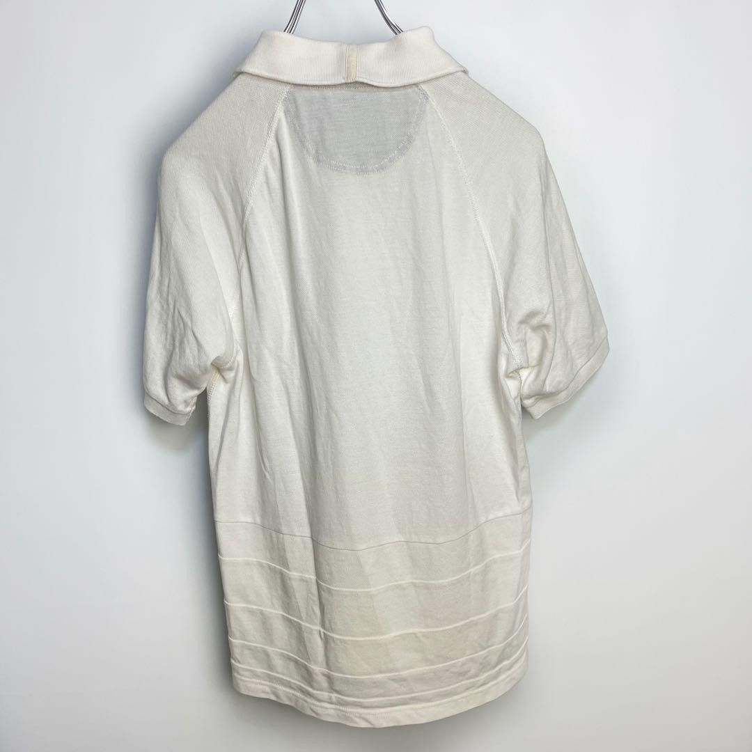 Junya Watanabe × Lacoste [Rare]Lacoste eYe Junya Watanabe Polo Shirt, Size M, White Size US M / EU 48-50 / 2 - 9 Thumbnail