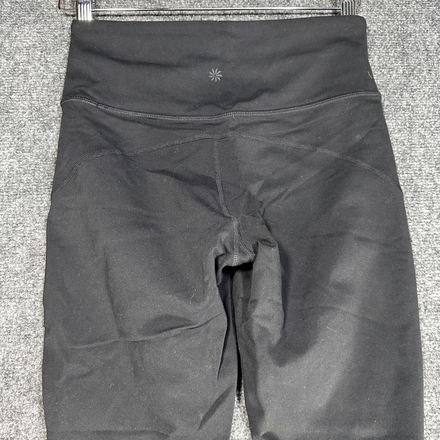 Athleta Athleta Pants Womens Small Black Compression Pants Ankle Cut Outs Size 42" / US 20 - 7 Thumbnail