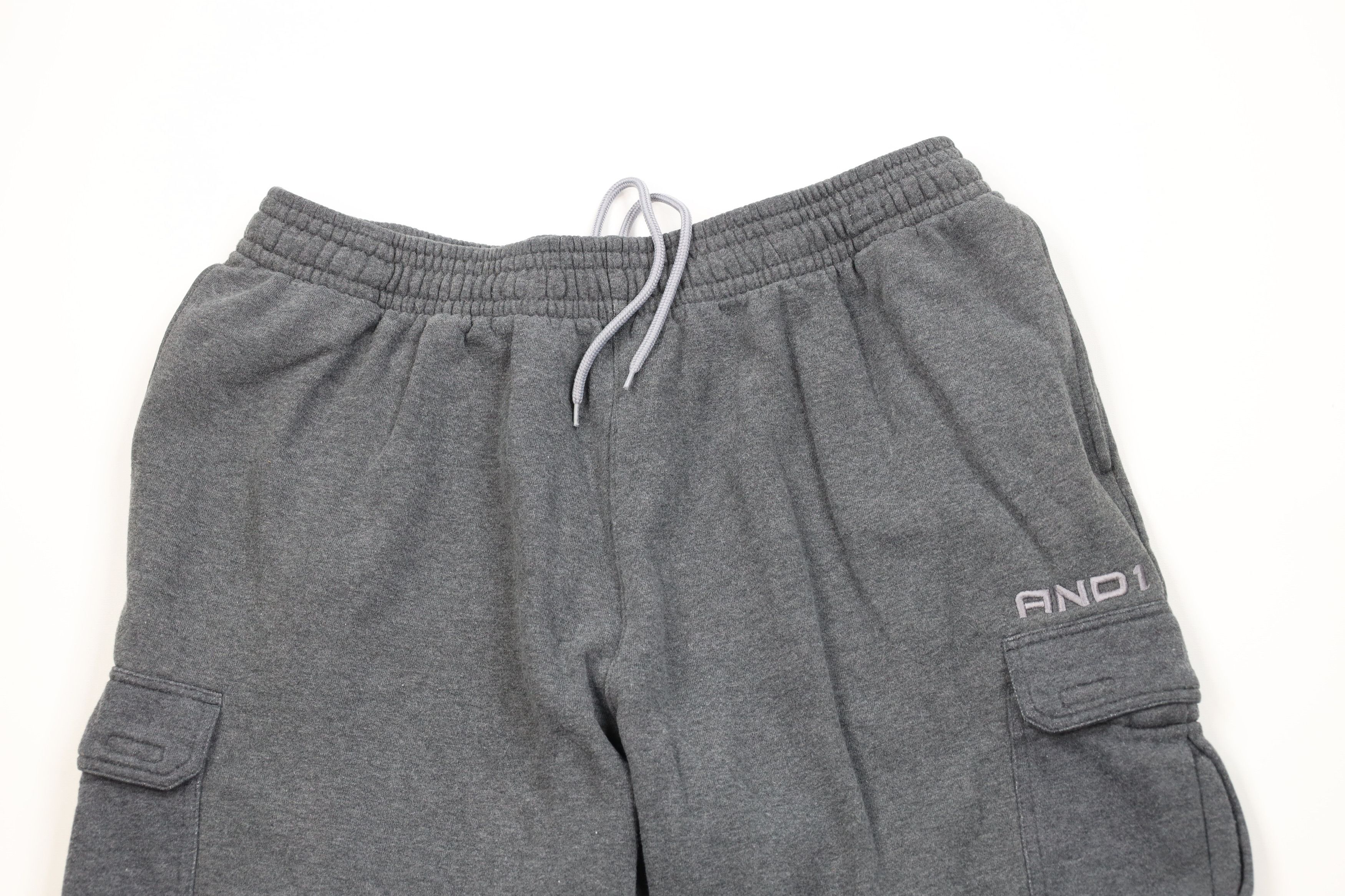 Vintage Vintage And1 And One Basketball Wide Leg Cargo Sweatpants Size US 40 / EU 56 - 2 Thumbnail