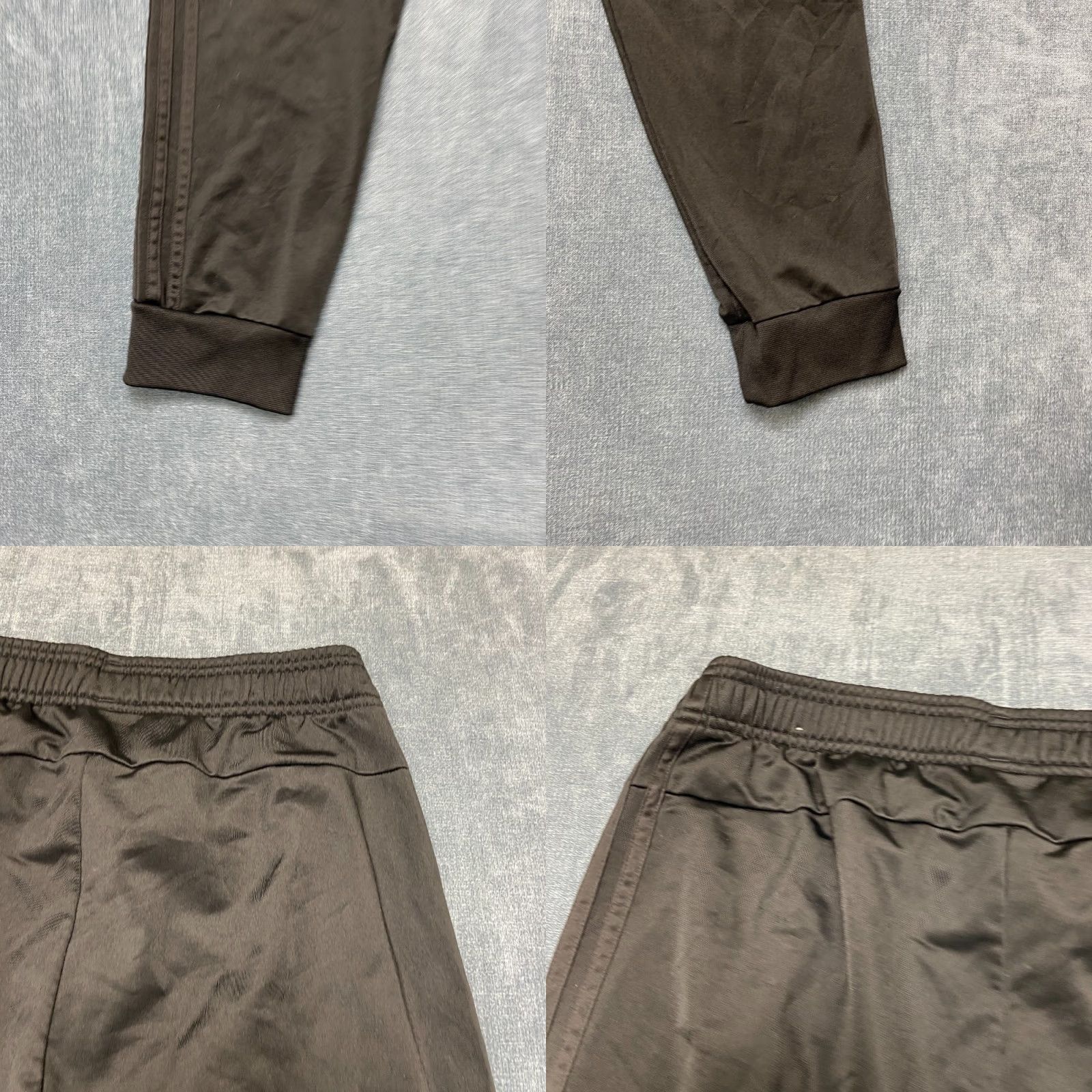 Adidas Adidas Sweatpants Mens M Black Fleece Lined 3-Stripes Athletic Tapered Leg Size US 31 - 9 Thumbnail