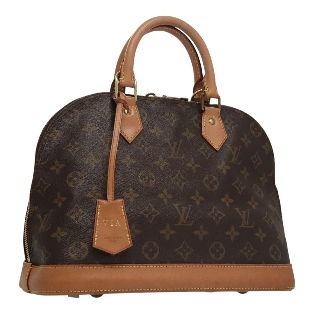 LOUIS VUITTON Monogram Alma PM Hand Bag M53151