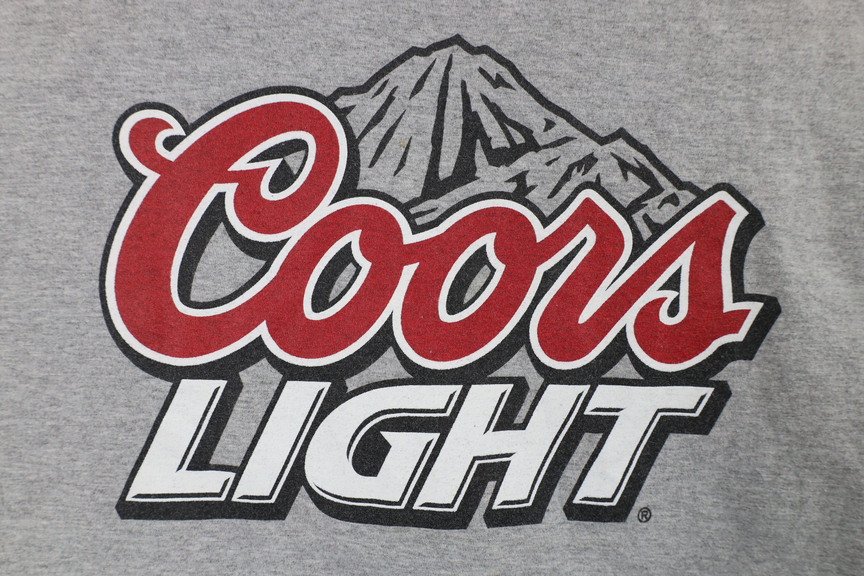 Vintage Vintage Coors Light Beer Short Sleeve T-Shirt Heather Gray Size US L / EU 52-54 / 3 - 4 Thumbnail