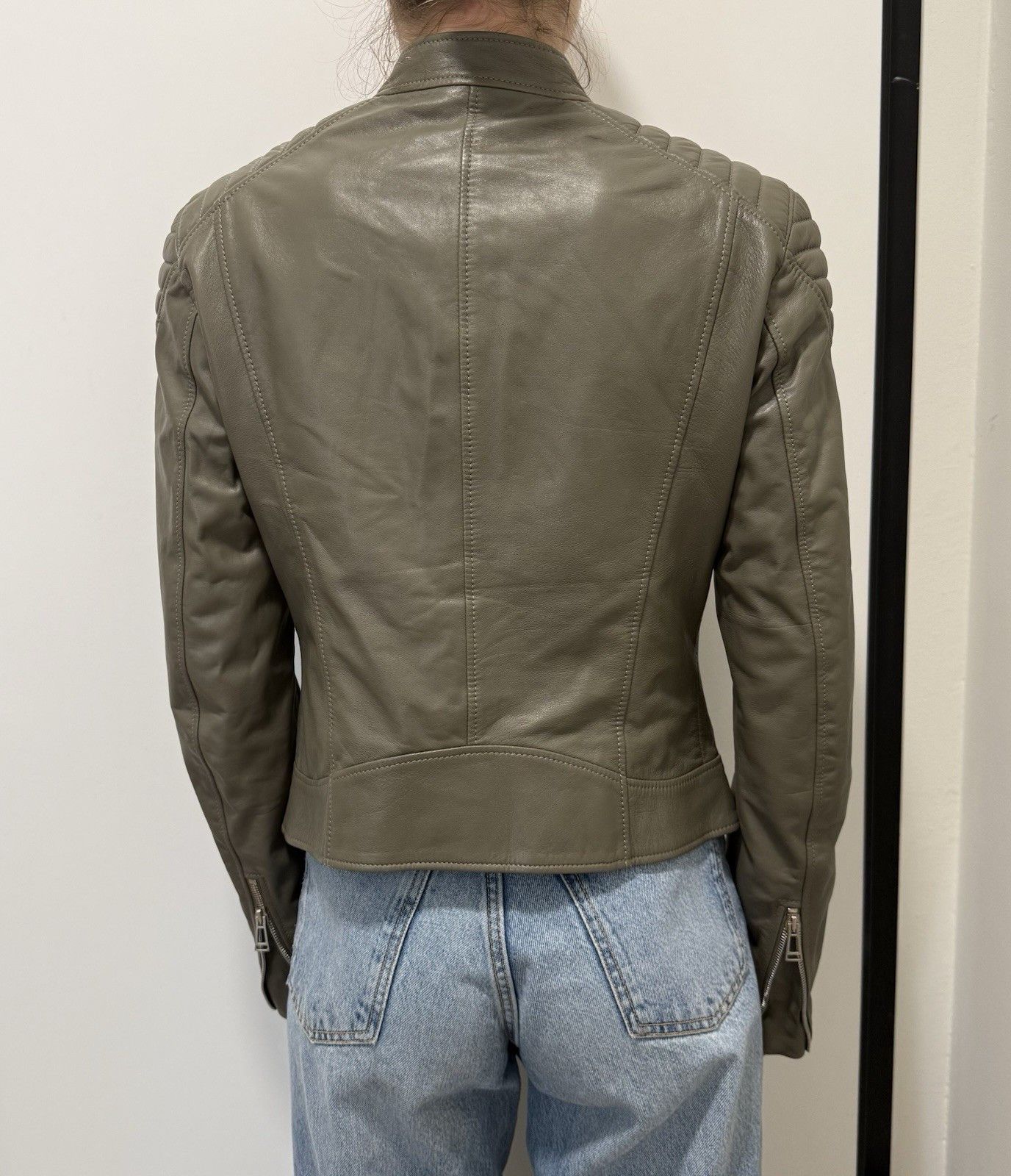 Belstaff DDP Belstaff Leather Moto Biker Womens Jacket size 42 Size M / US 6-8 / IT 42-44 - 7 Thumbnail