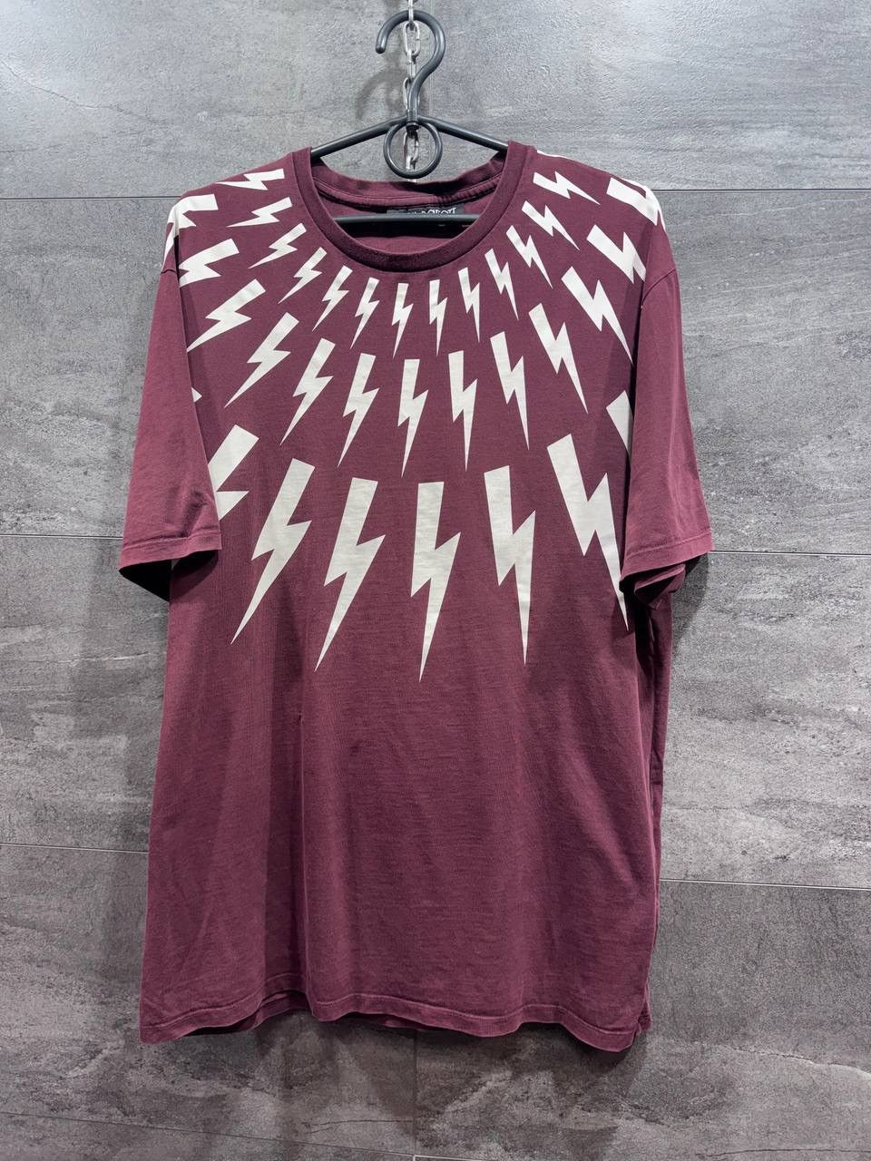 Neil Barrett Neil Barrett Thunderbolt T-Shirt Size XL Size US XL / EU 56 / 4 - 1 Thumbnail
