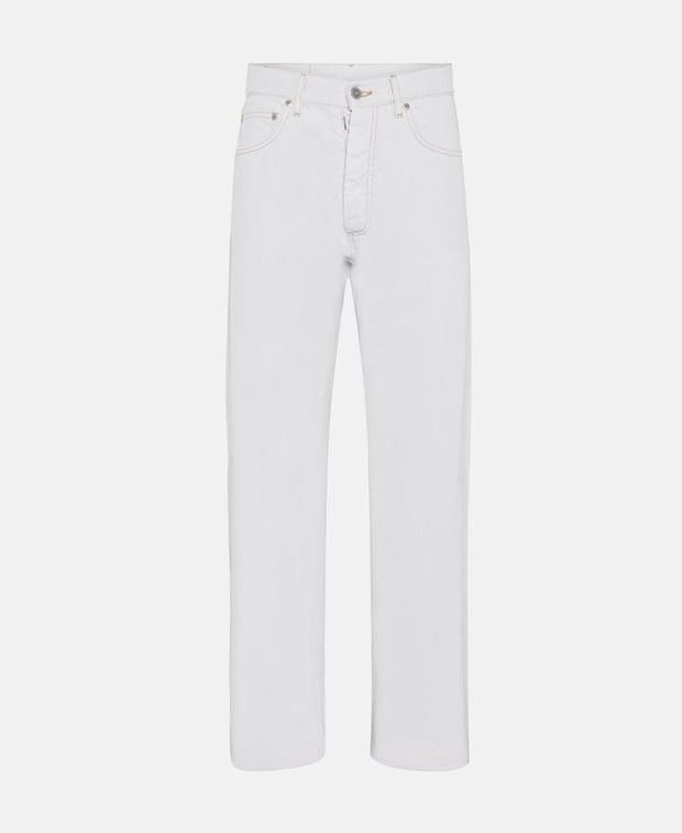 MAISON MARGIELA｜JEANS (S50LA0240 S30383 961) MAISON MARGIELA PANTS 5 POCKETS S50LA0240 S30383 Light blue