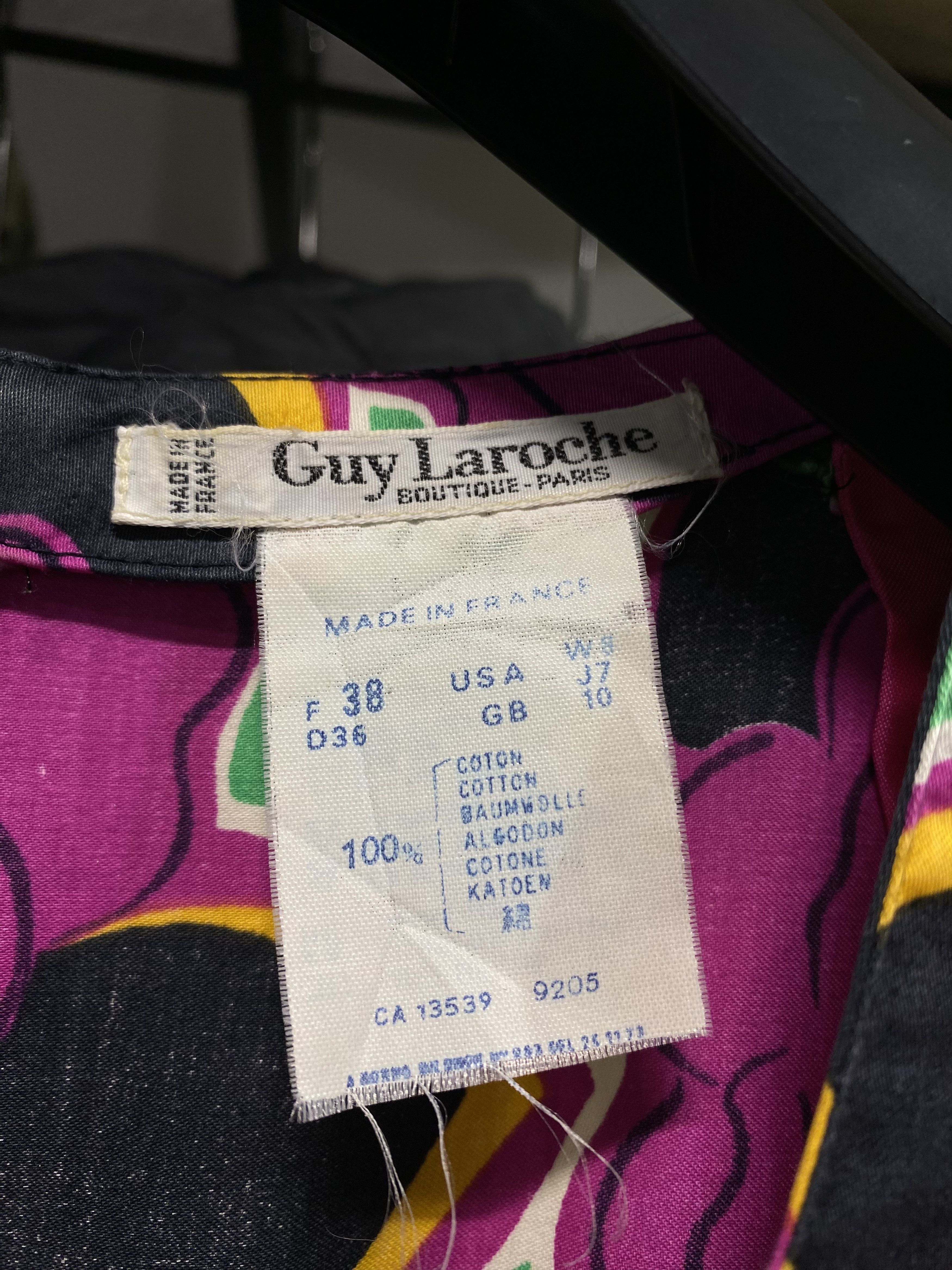 Guy Laroche Vintage Guy Laroche 1980s Mid-length dress floral pattern Size M / US 6-8 / IT 42-44 - 8 Thumbnail